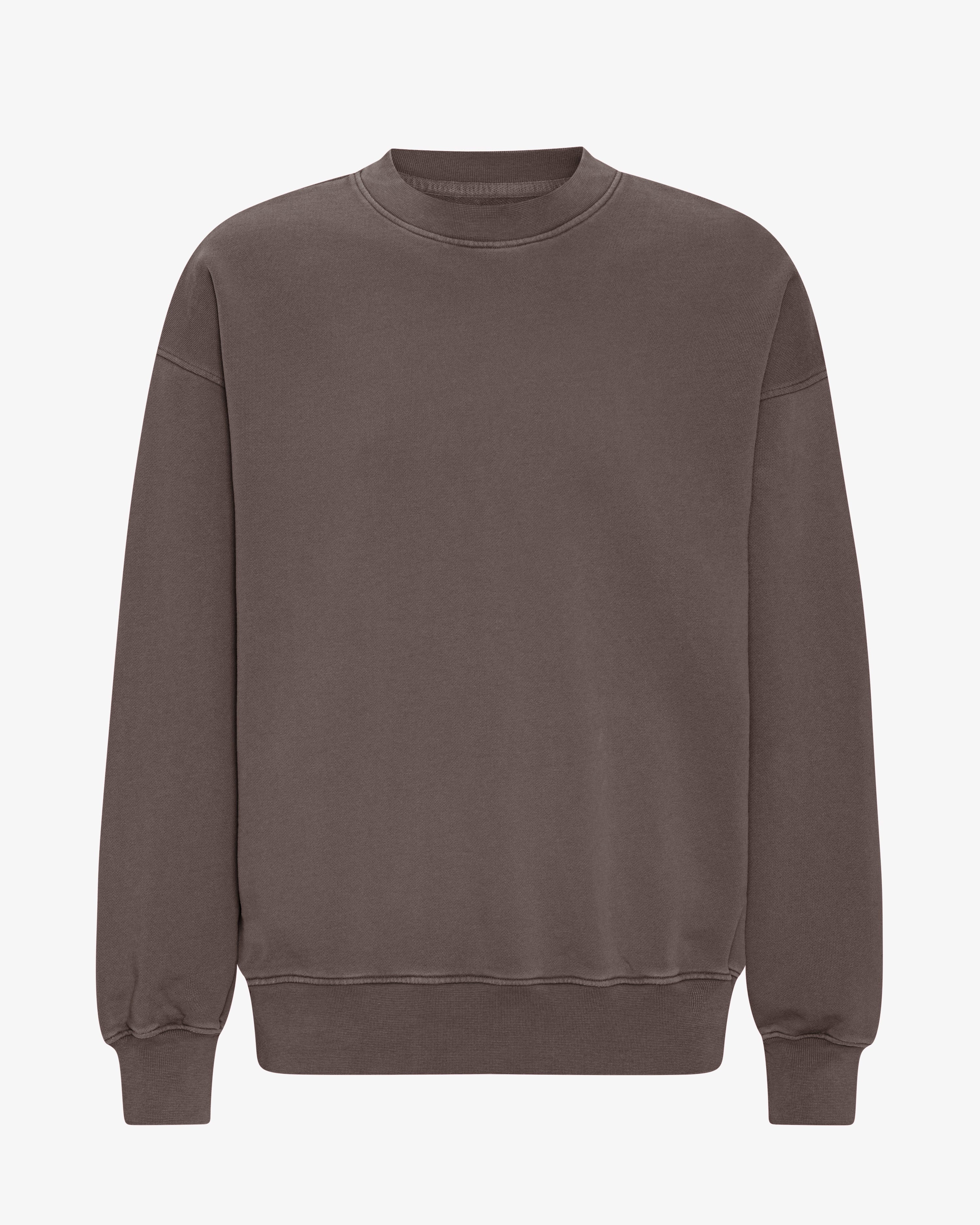 Organic Oversized Crew - Faded Mud