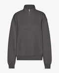 Organic Quarter Zip - Lava Grey