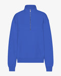 Organic Quarter Zip - Sapphire Blue