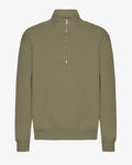 Organic Quarter Zip - Dusty Olive