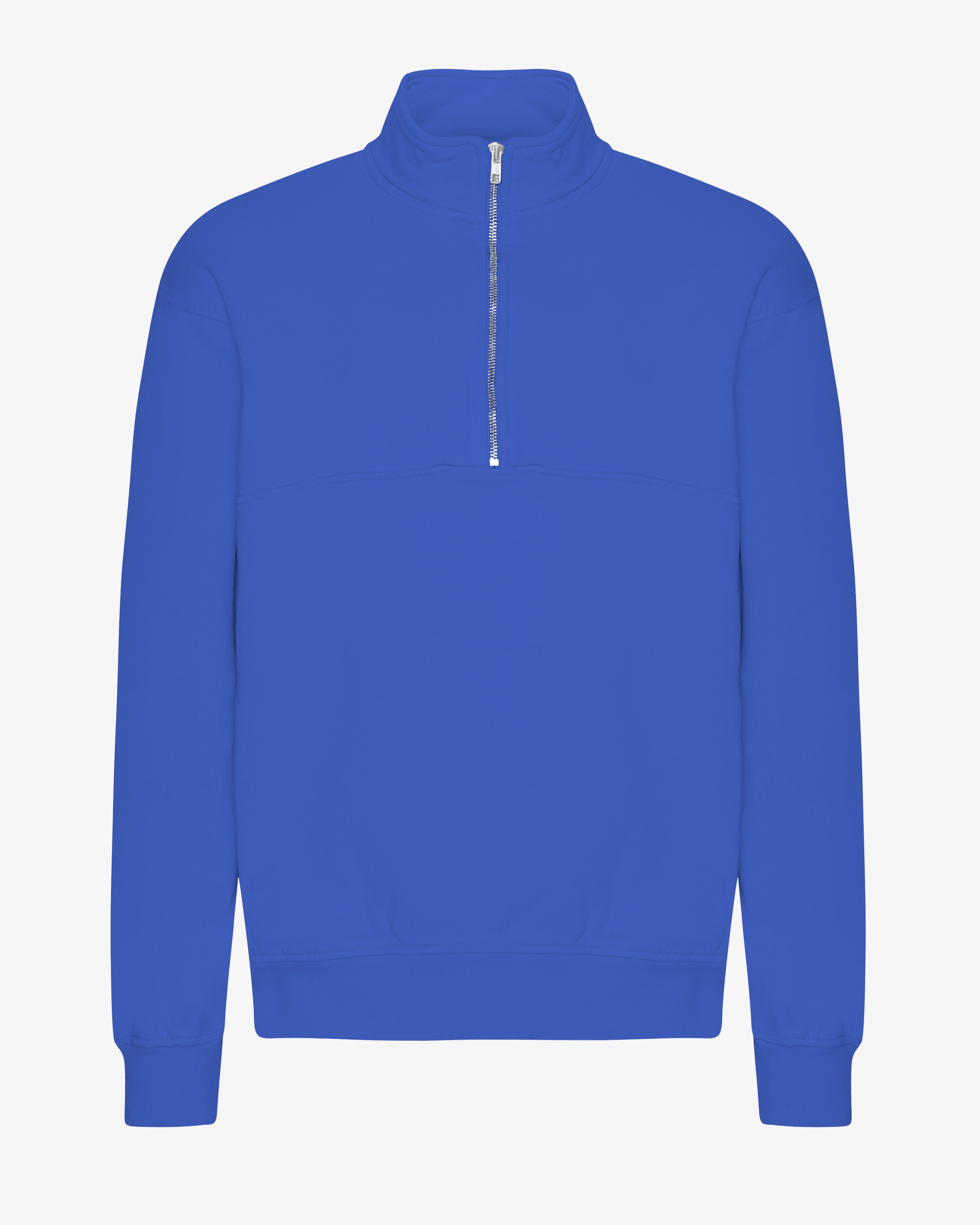 Organic Quarter Zip - Sapphire Blue