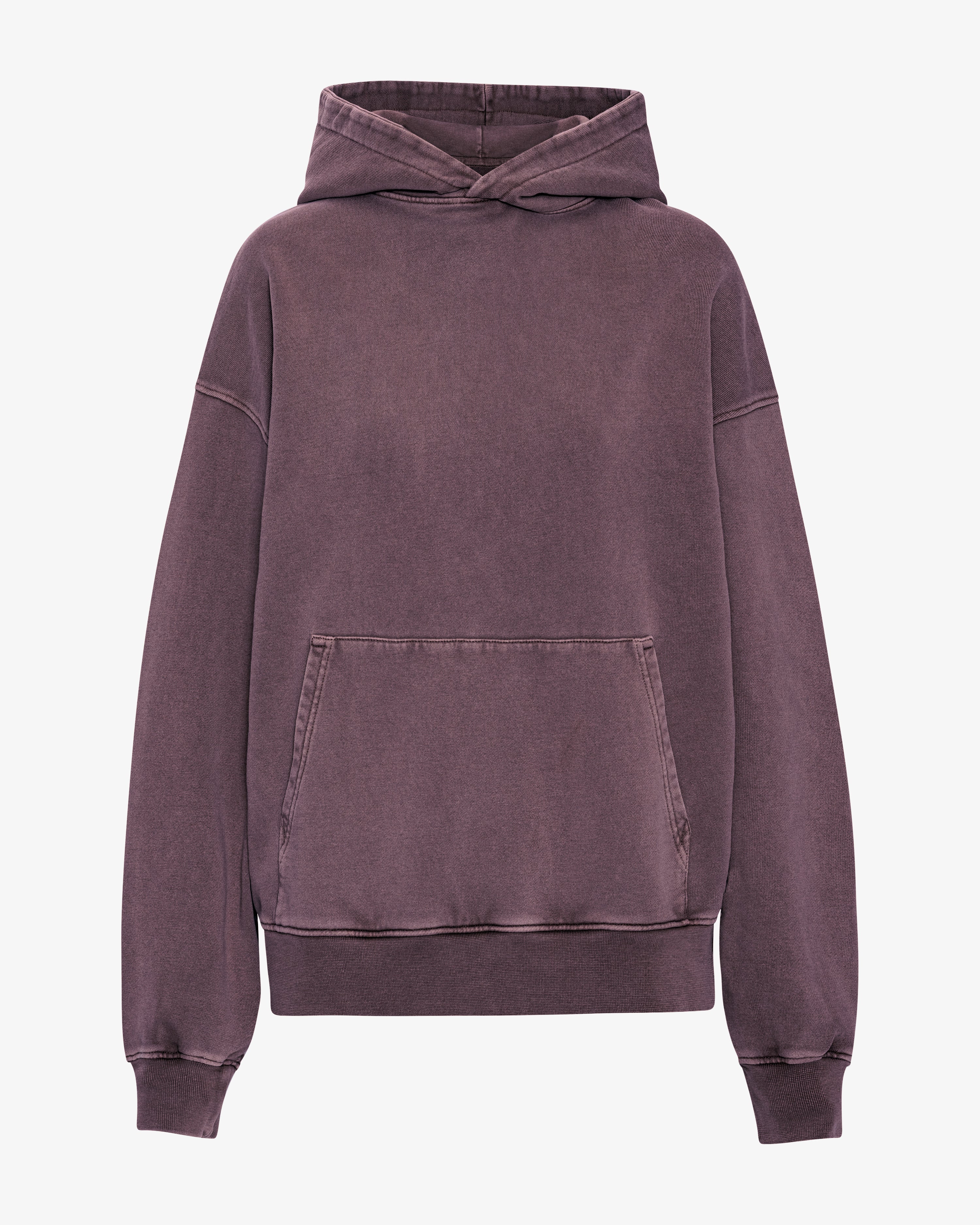 Organic Oversized Hood - Faded Grape