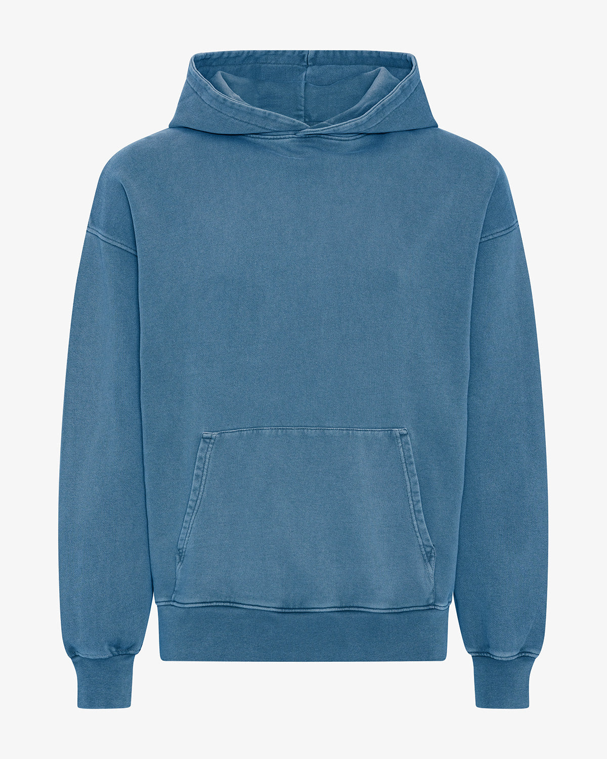 Organic Oversized Hood - Faded Indigo