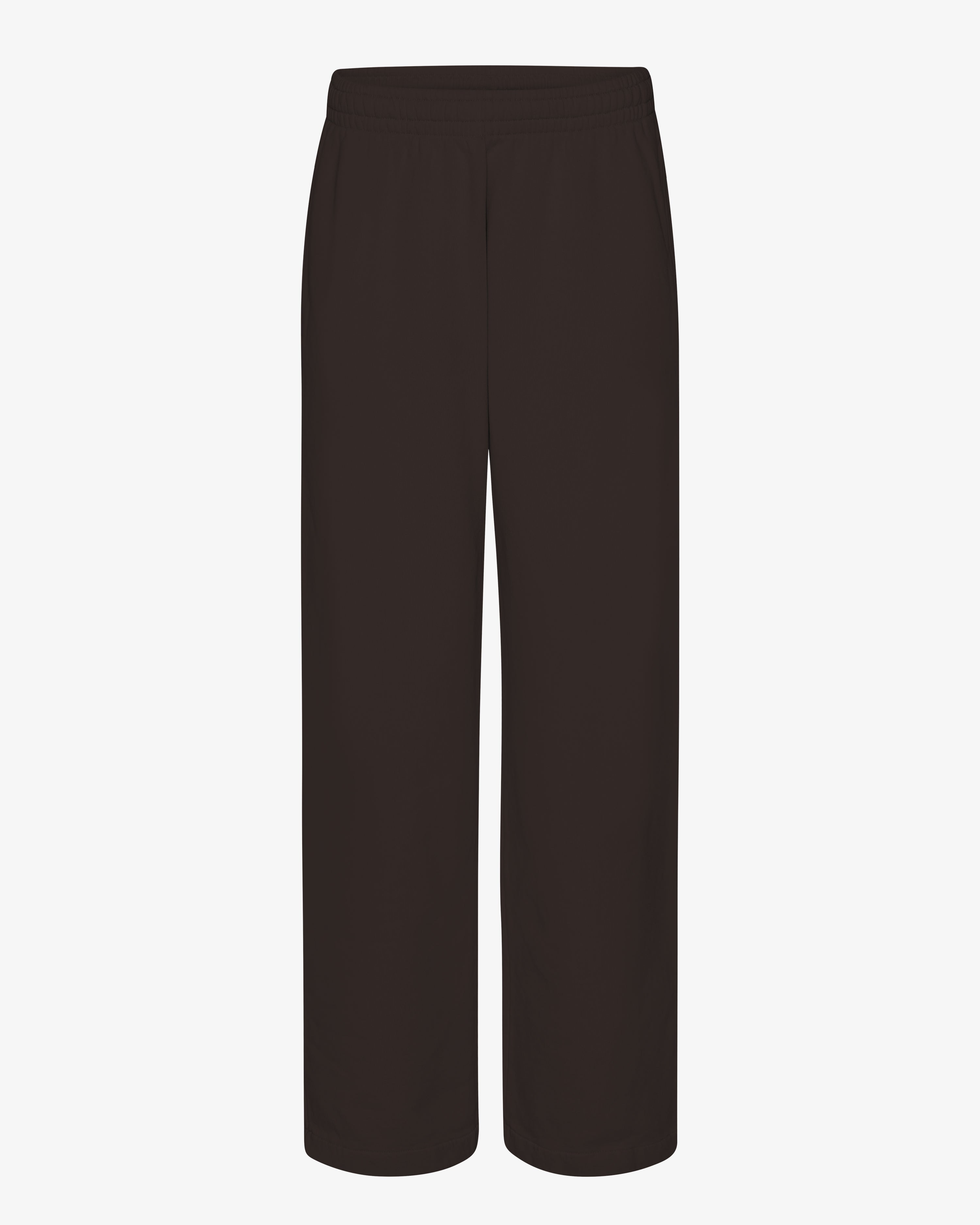 Organic Straight Leg Sweatpants - Coffee Brown