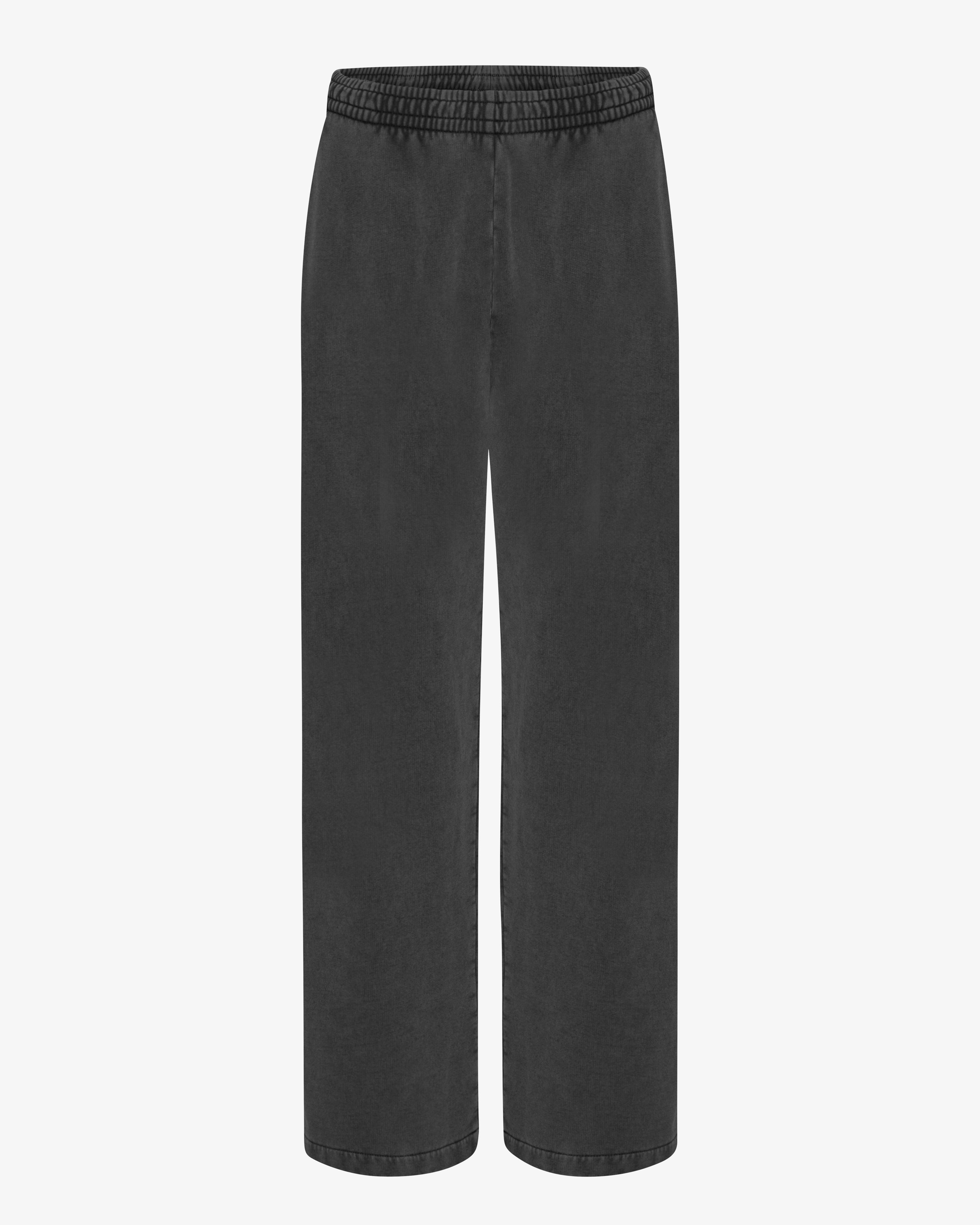 Organic Straight Leg Sweatpants - Faded Black