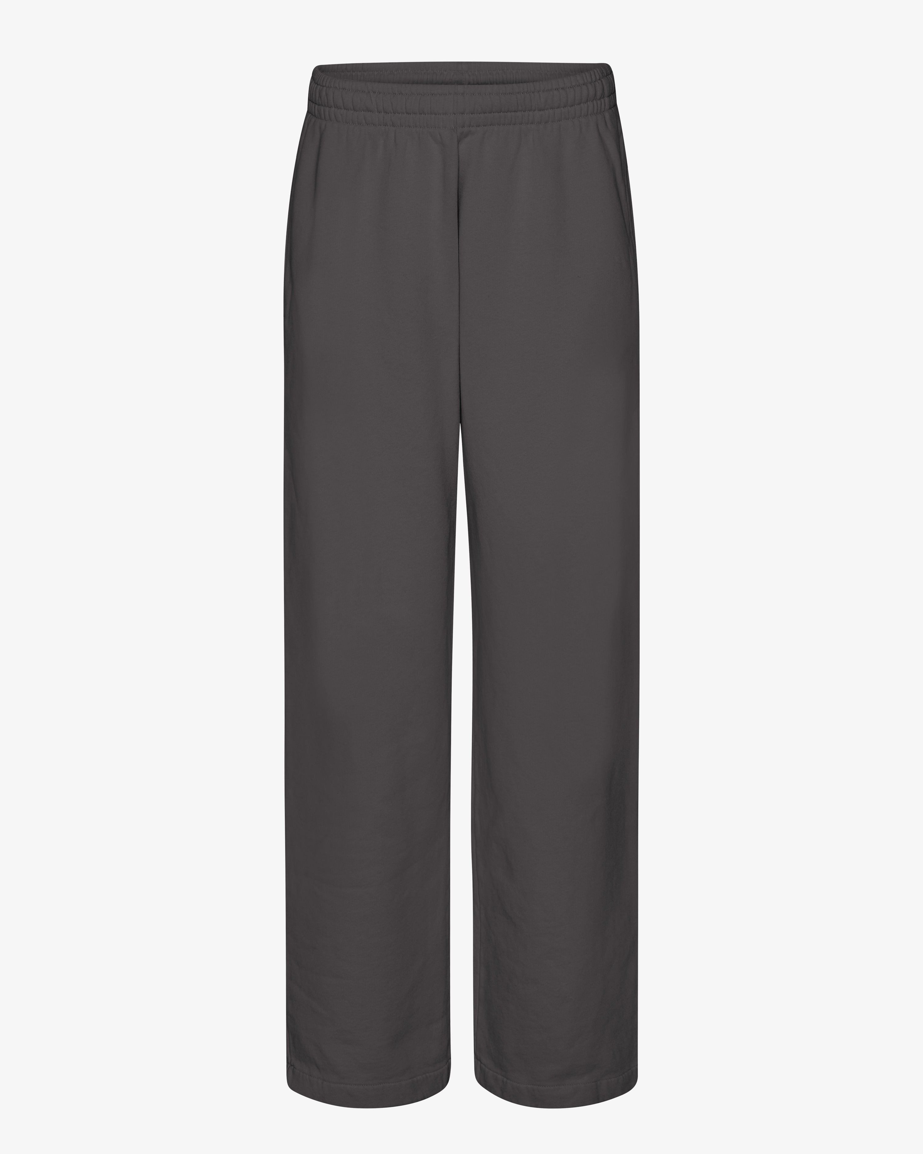 Organic Straight Leg Sweatpants - Lava Grey