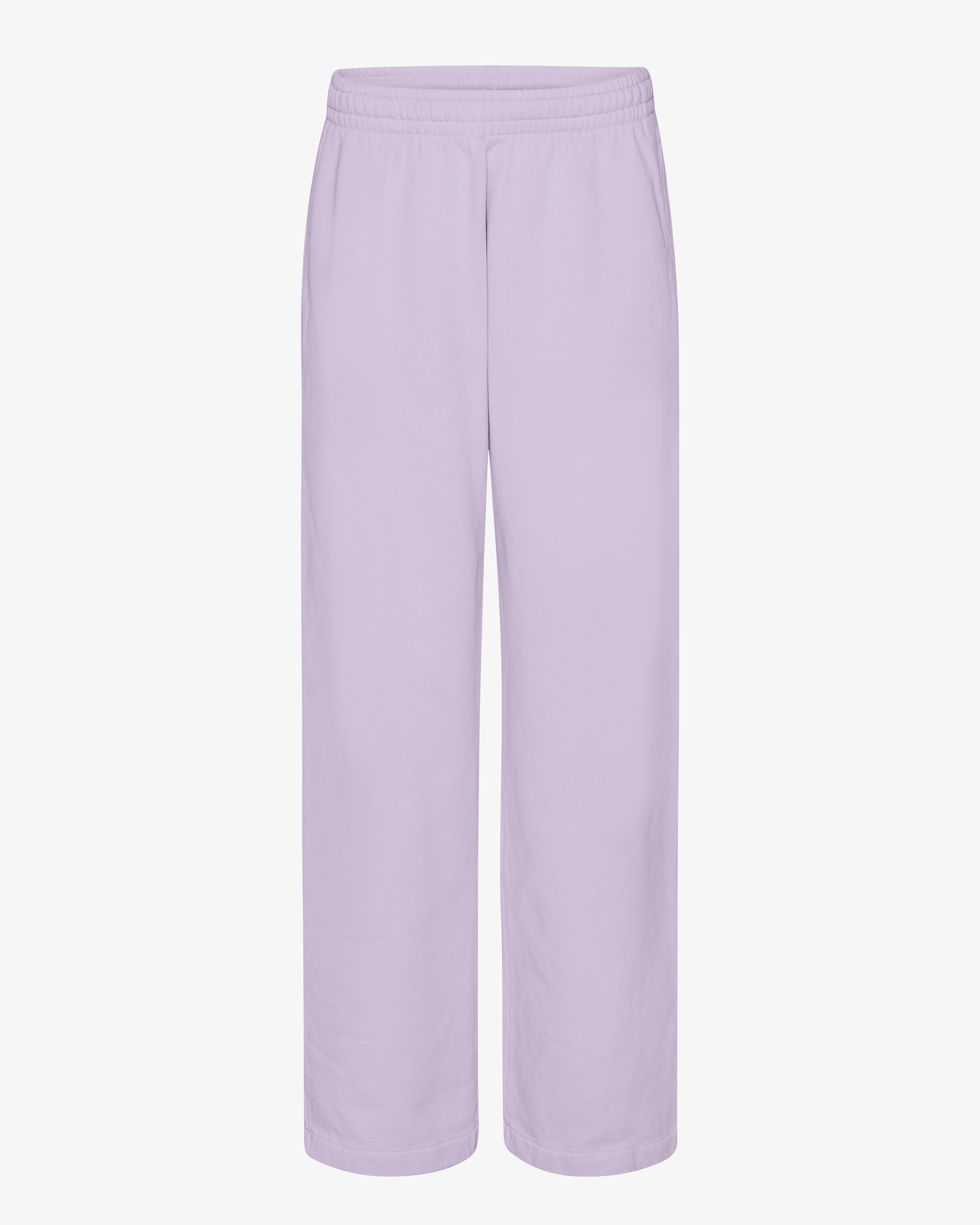 Organic Straight Leg Sweatpants - Soft Lavender