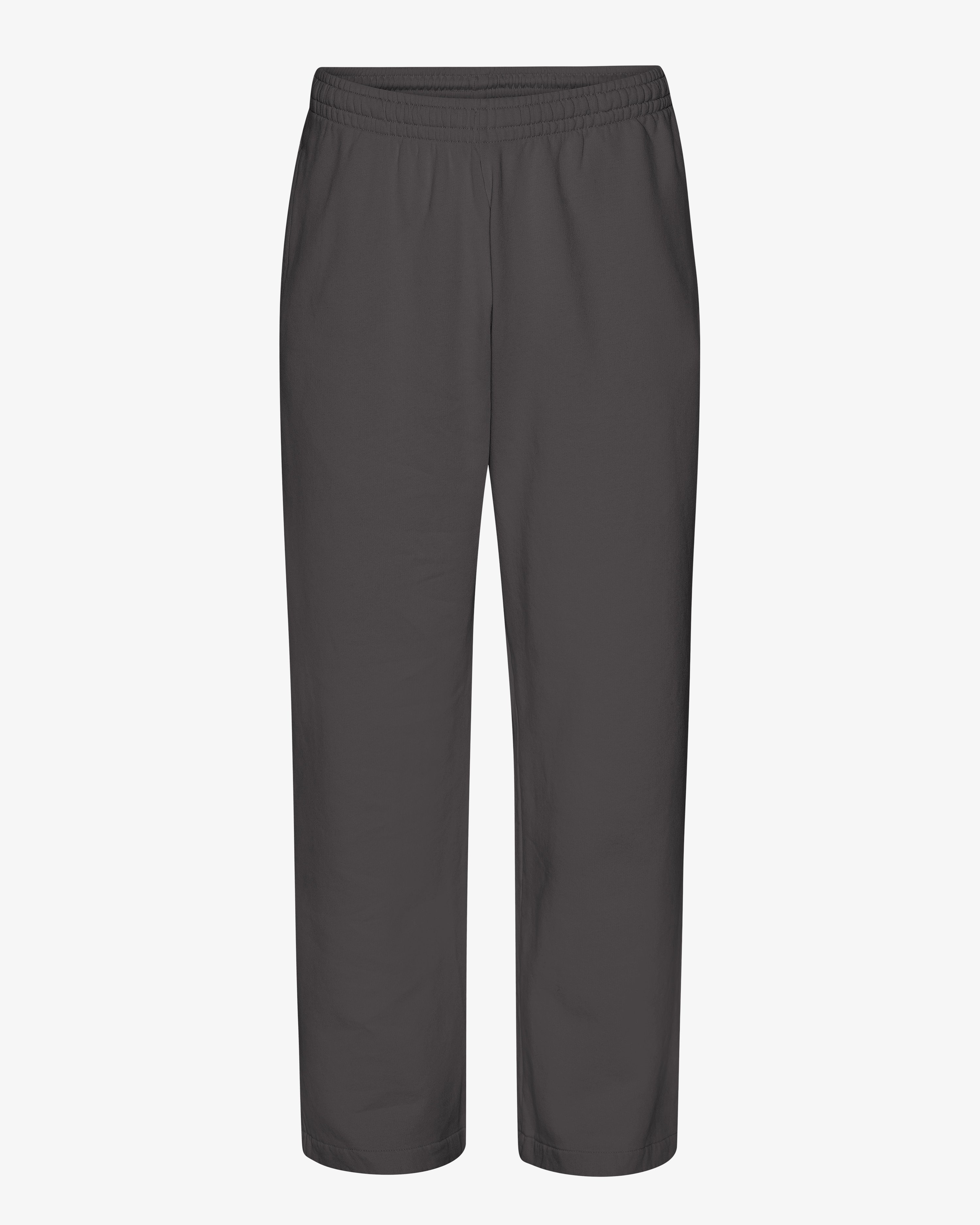 Organic Straight Leg Sweatpants - Lava Grey