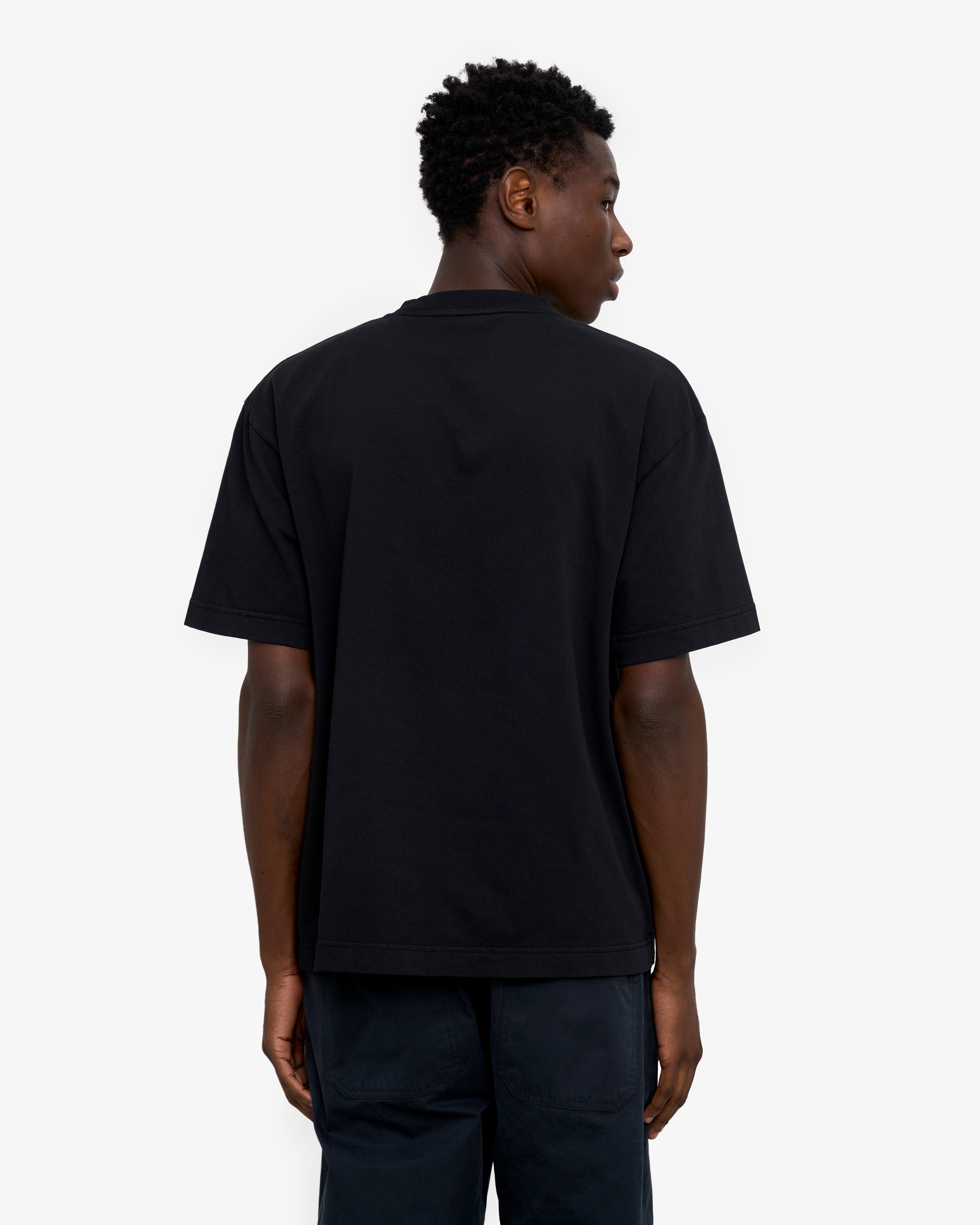 Heavy Organic Boxy Tee - Deep Black