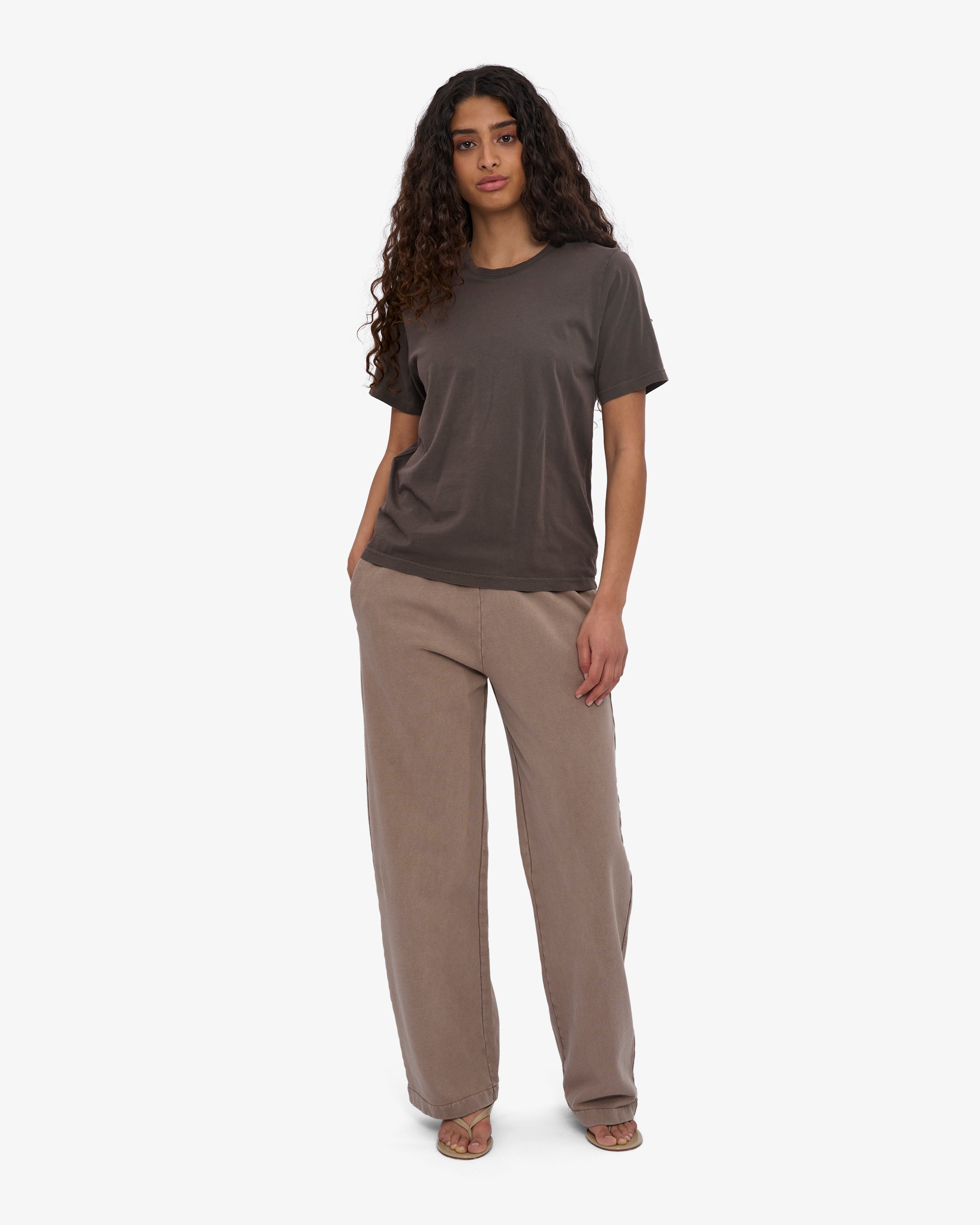 Women Light Organic Tee - Faded Mud