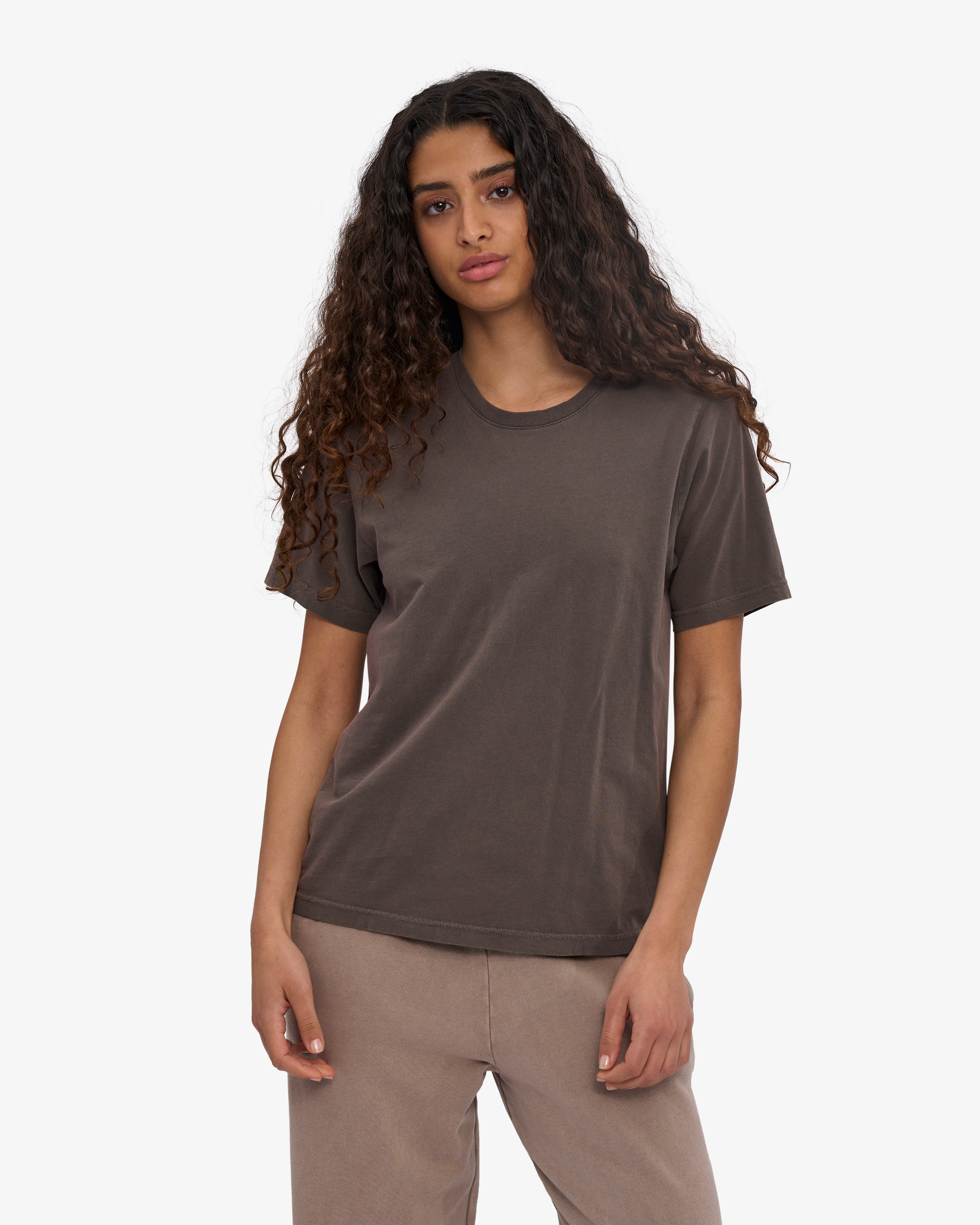 Women Light Organic Tee - Faded Mud