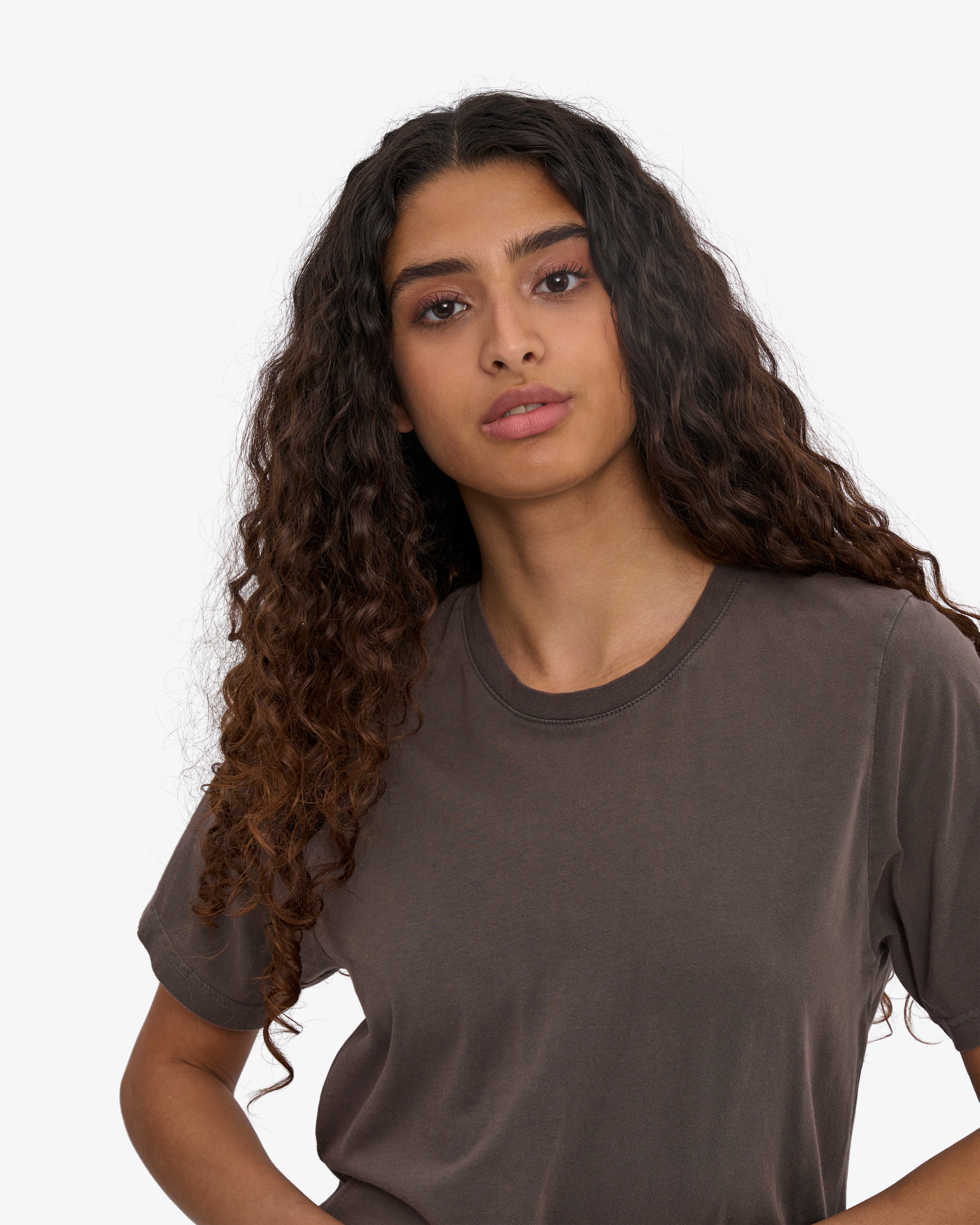 Women Light Organic Tee - Faded Mud