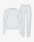 Organic Classic Sweatsuit - Snow Melange
