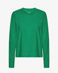 Women Organic LS T-Shirt - Kelly Green