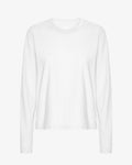 Women Organic LS T-Shirt - Optical White