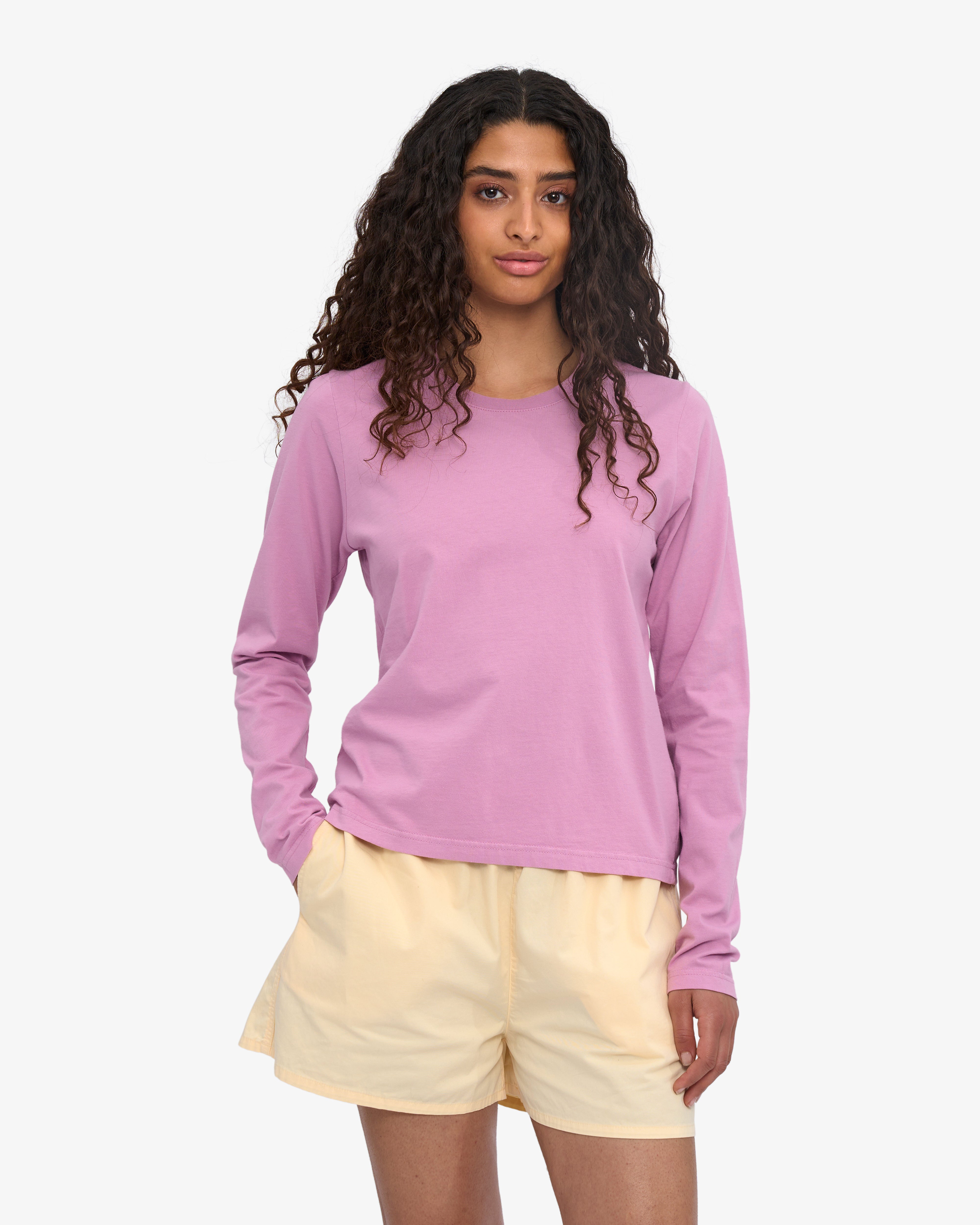 Women Organic LS T-Shirt - Cherry Blossom
