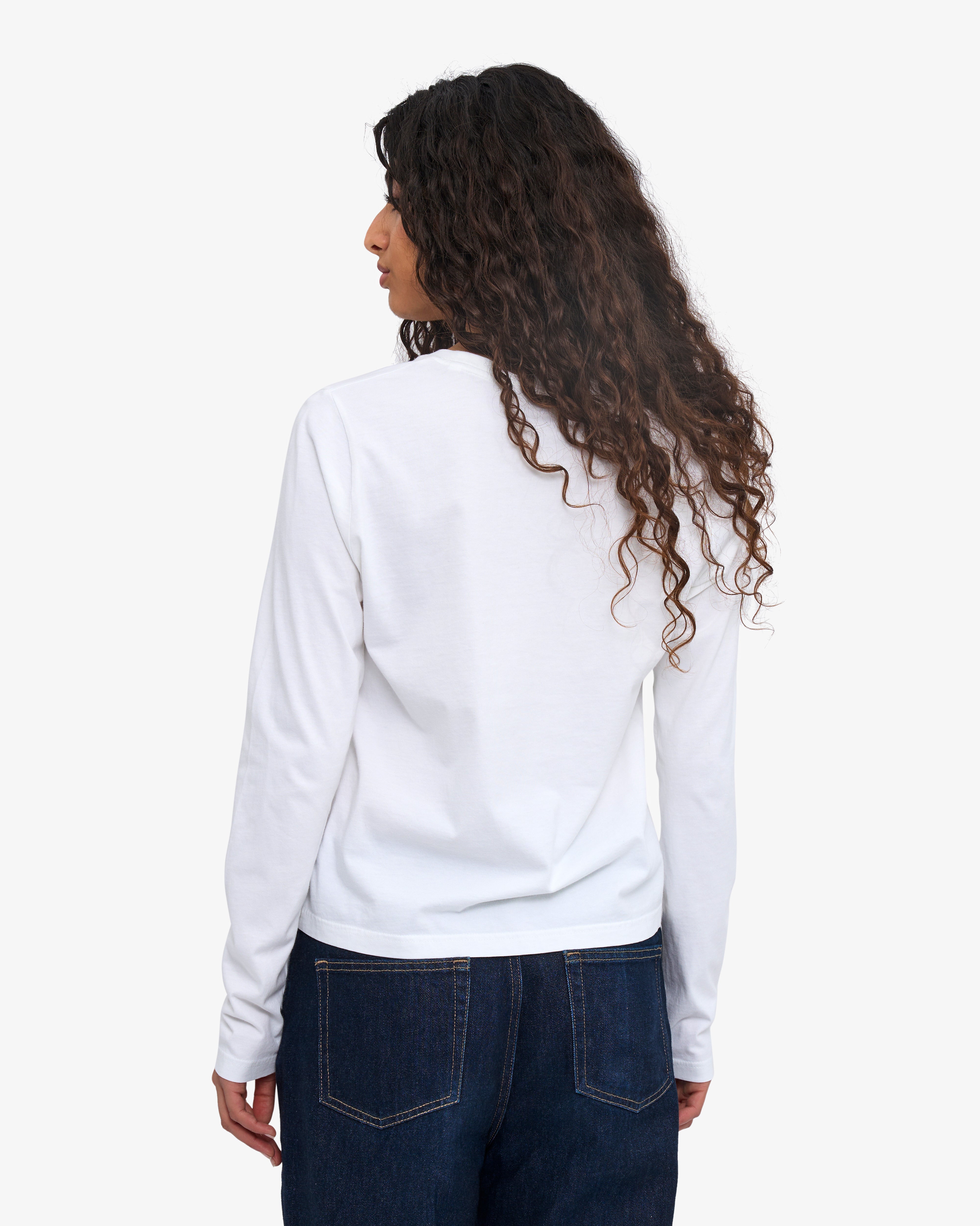 Women Organic LS T-Shirt - Optical White
