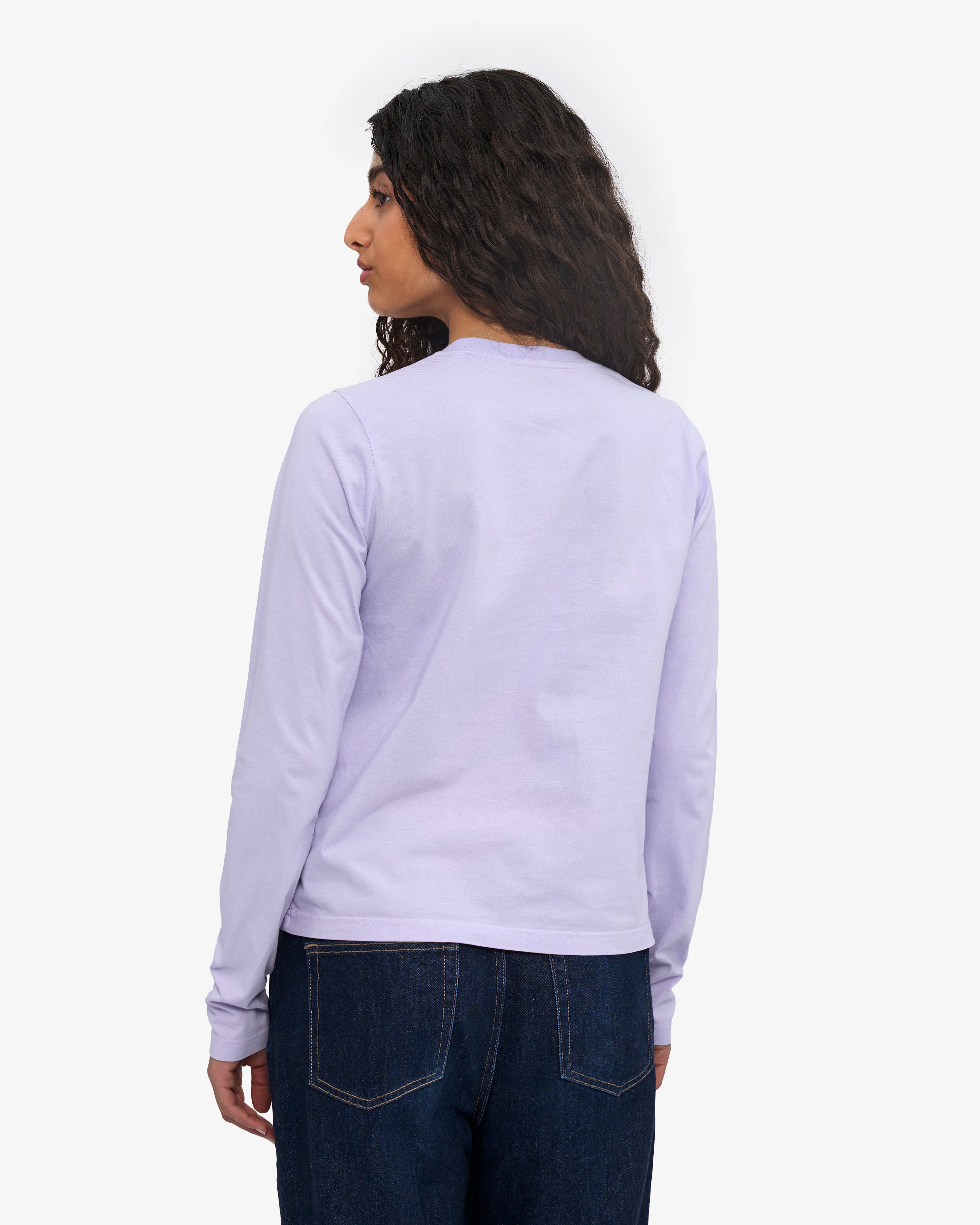 Women Organic LS T-Shirt - Soft Lavender