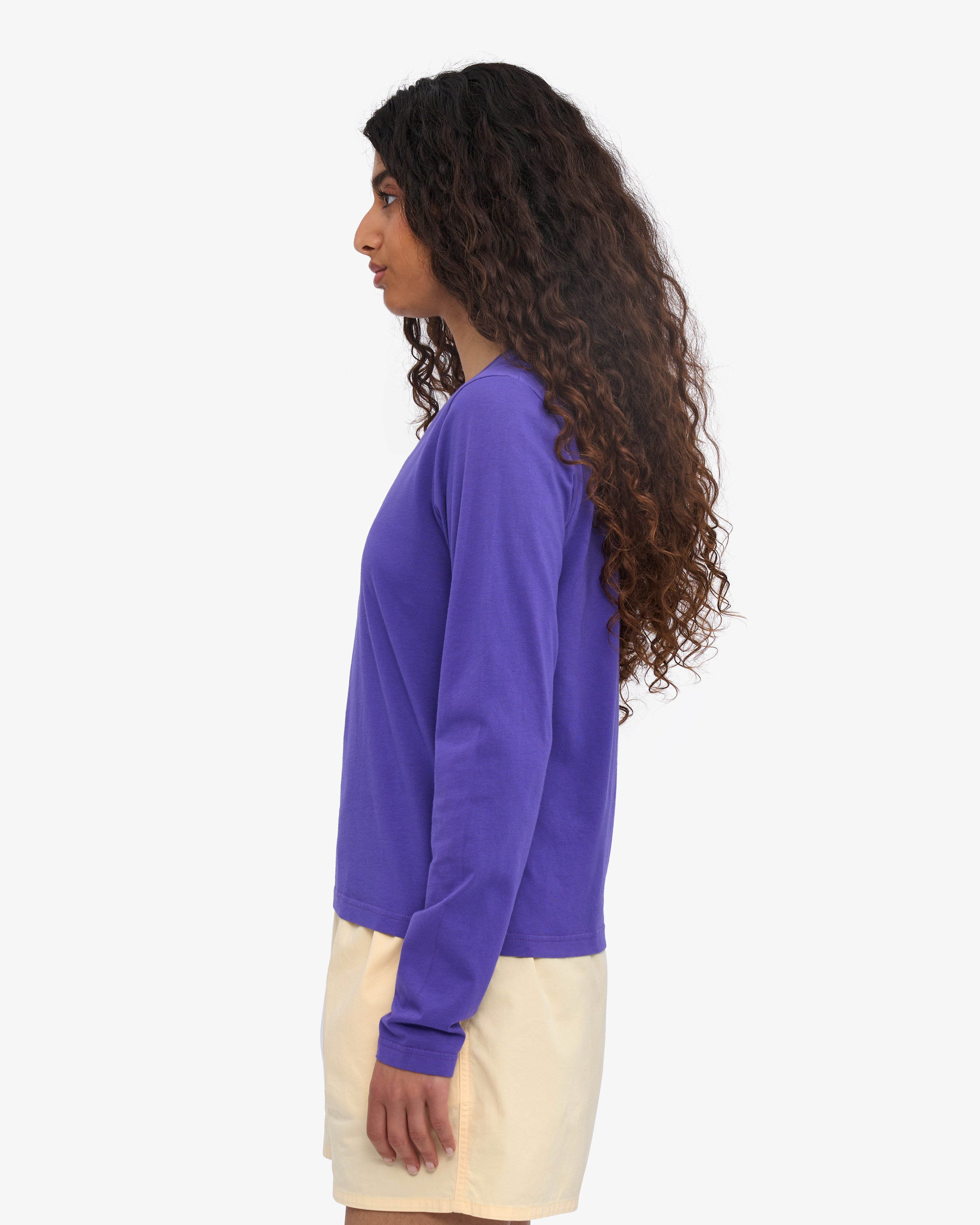 Women Organic LS T-Shirt - Ultra Violet