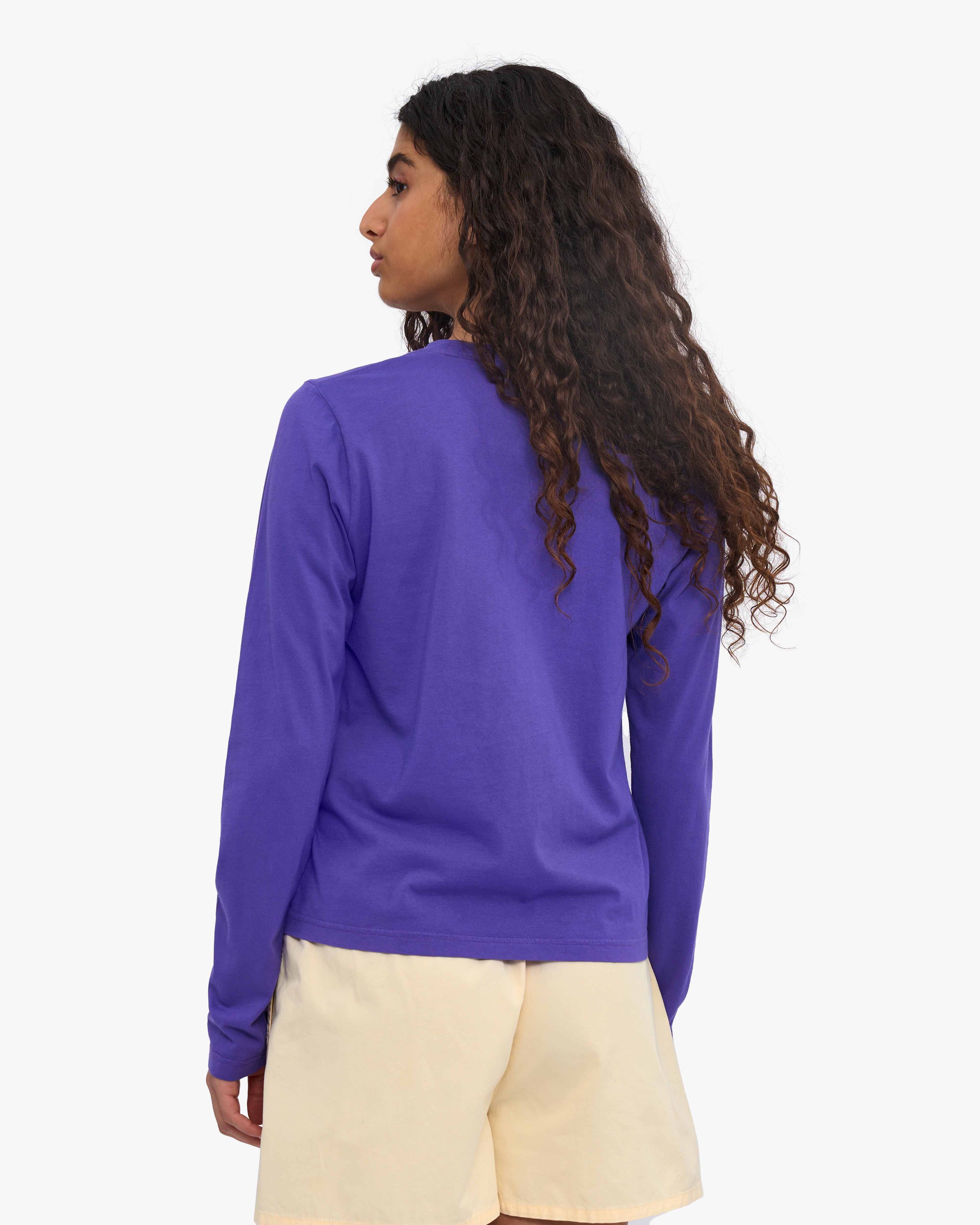Women Organic LS T-Shirt - Ultra Violet