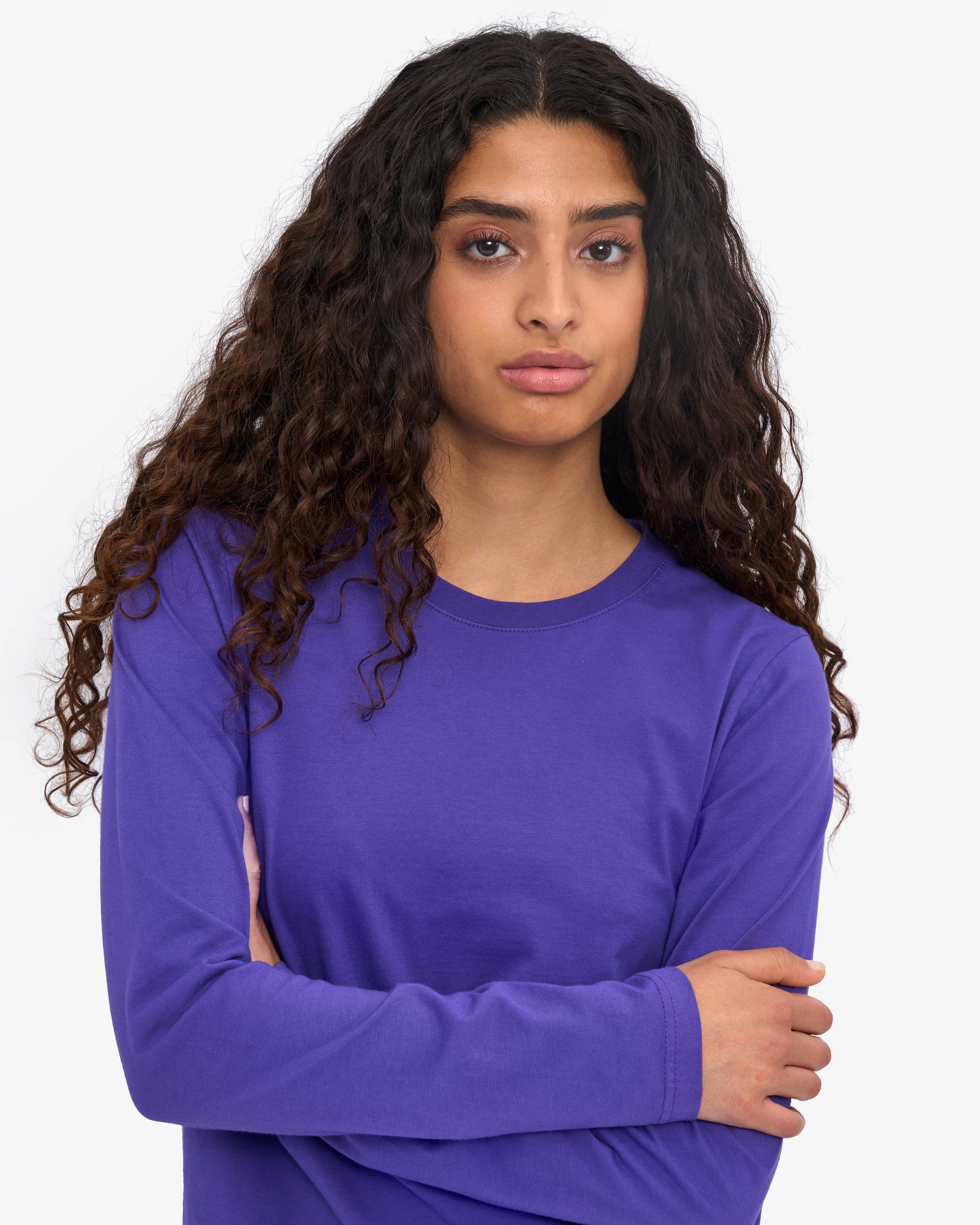 Women Organic LS T-Shirt - Ultra Violet