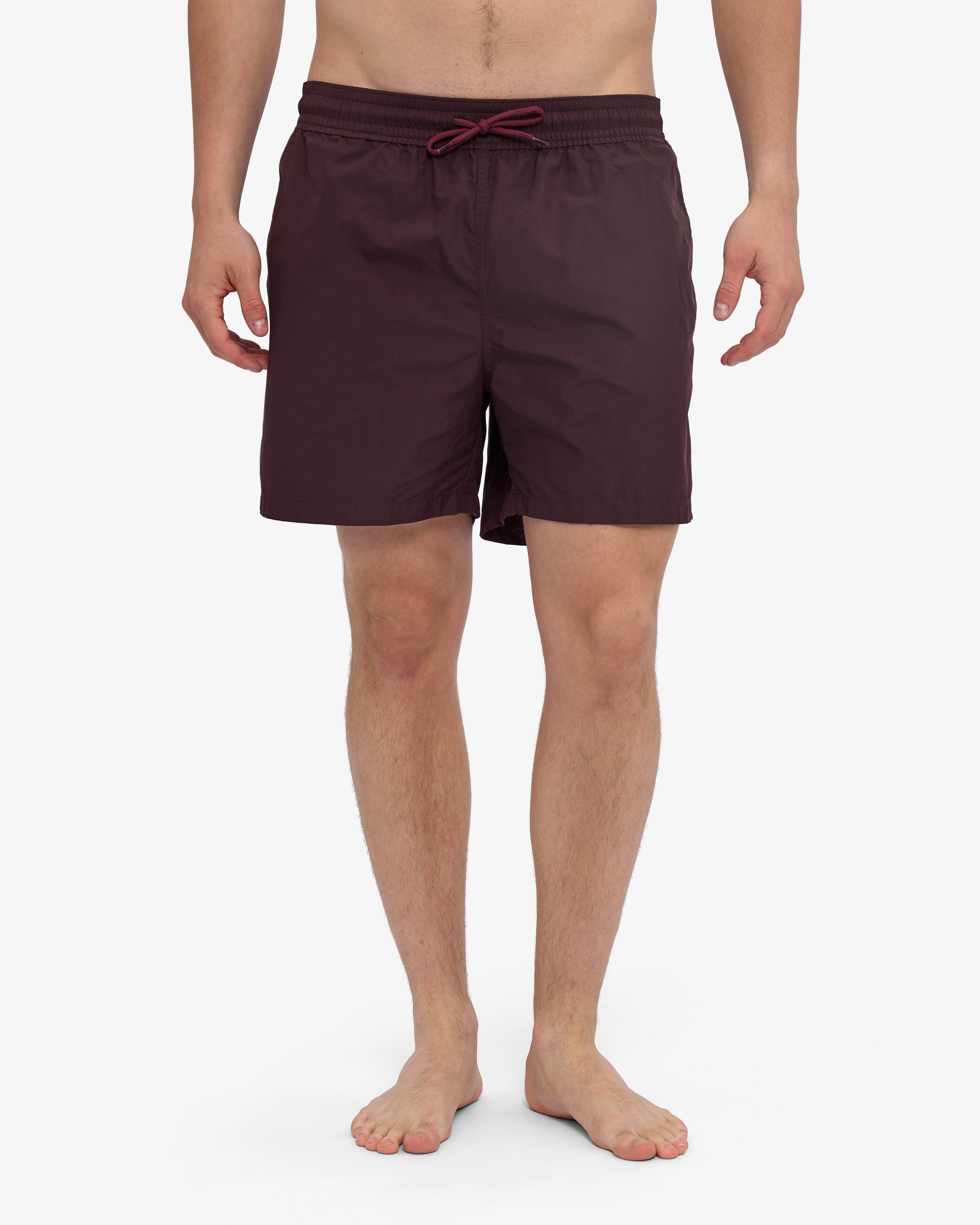 Classic Swim Shorts - Oxblood Red