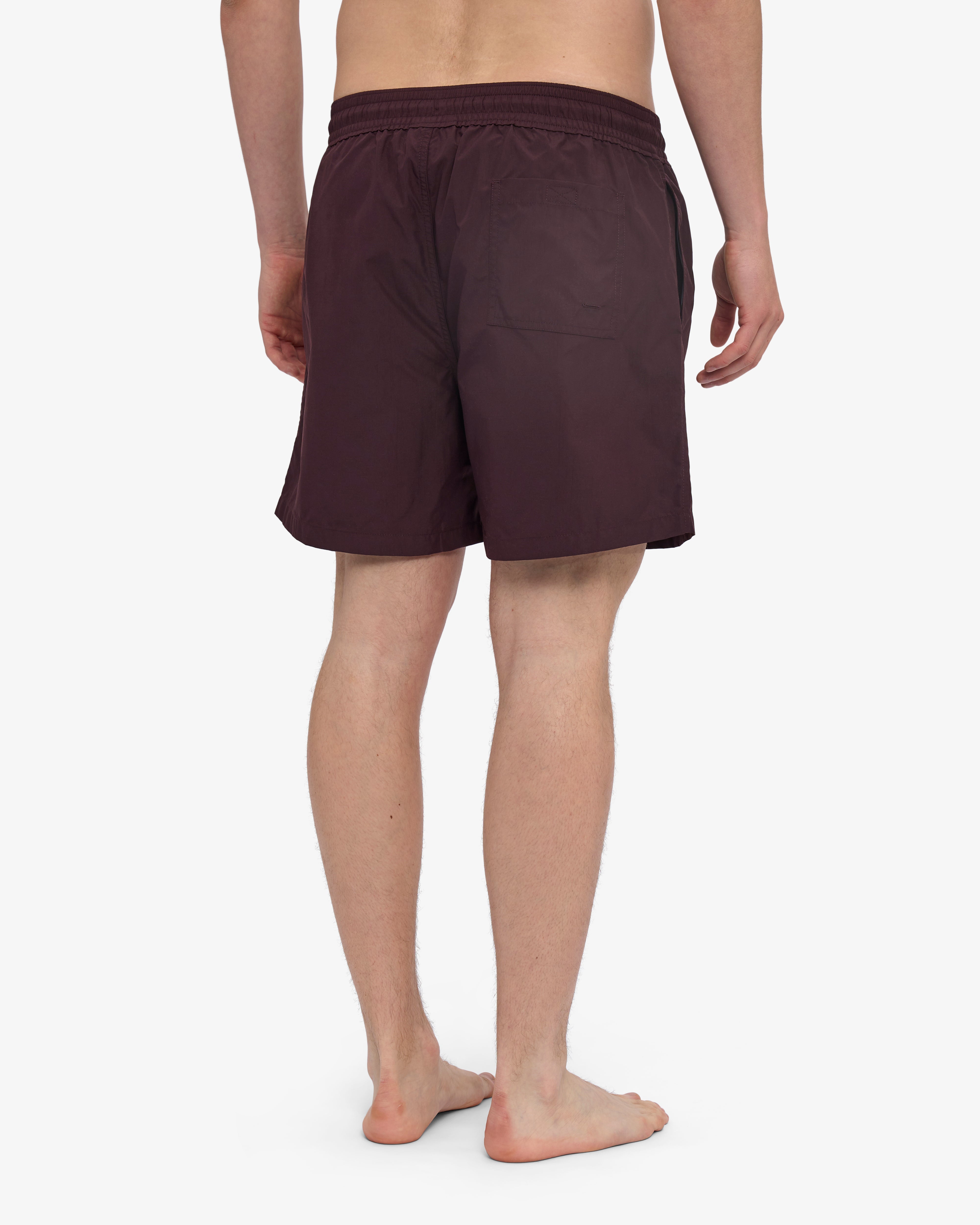 Classic Swim Shorts - Oxblood Red