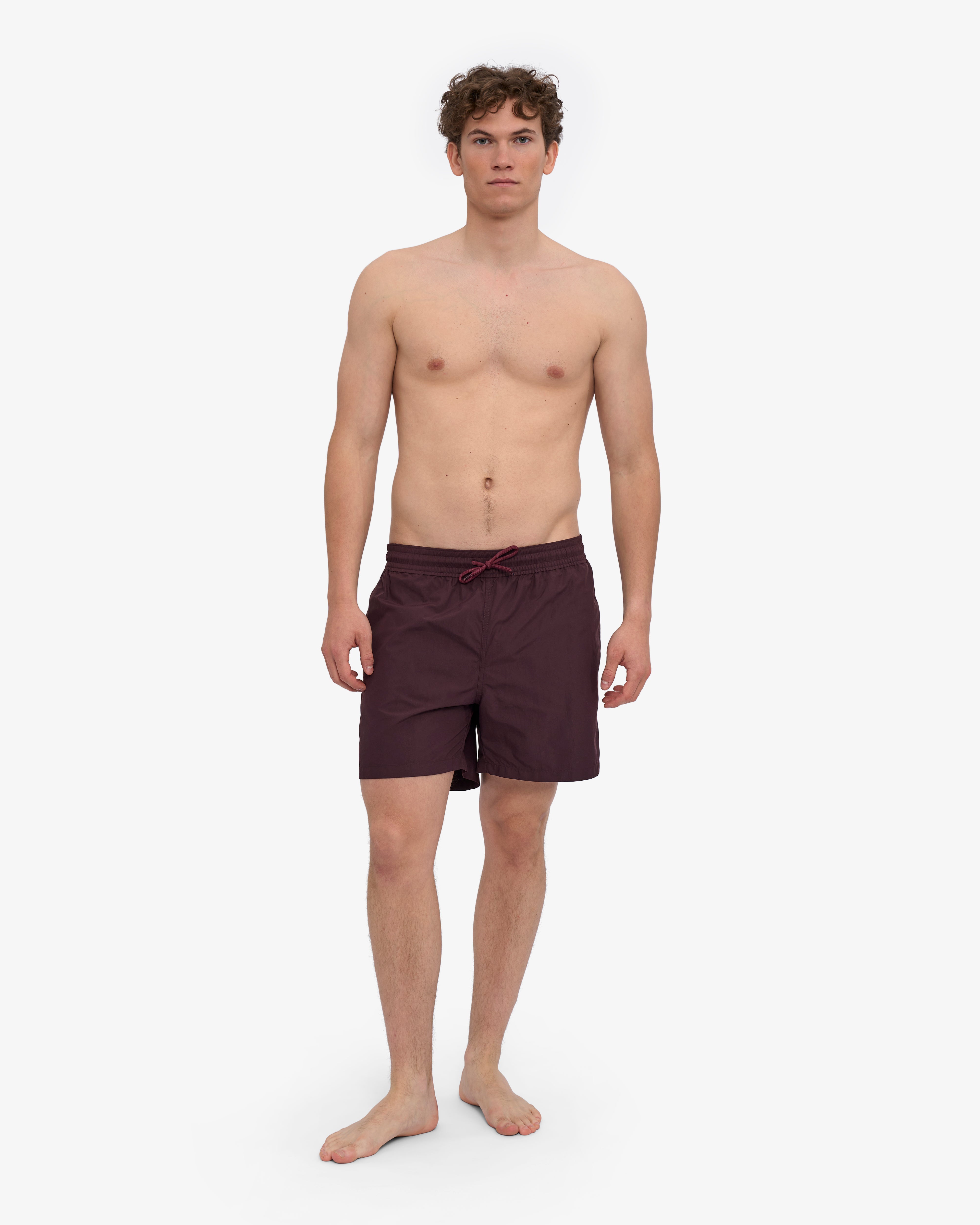 Classic Swim Shorts - Oxblood Red