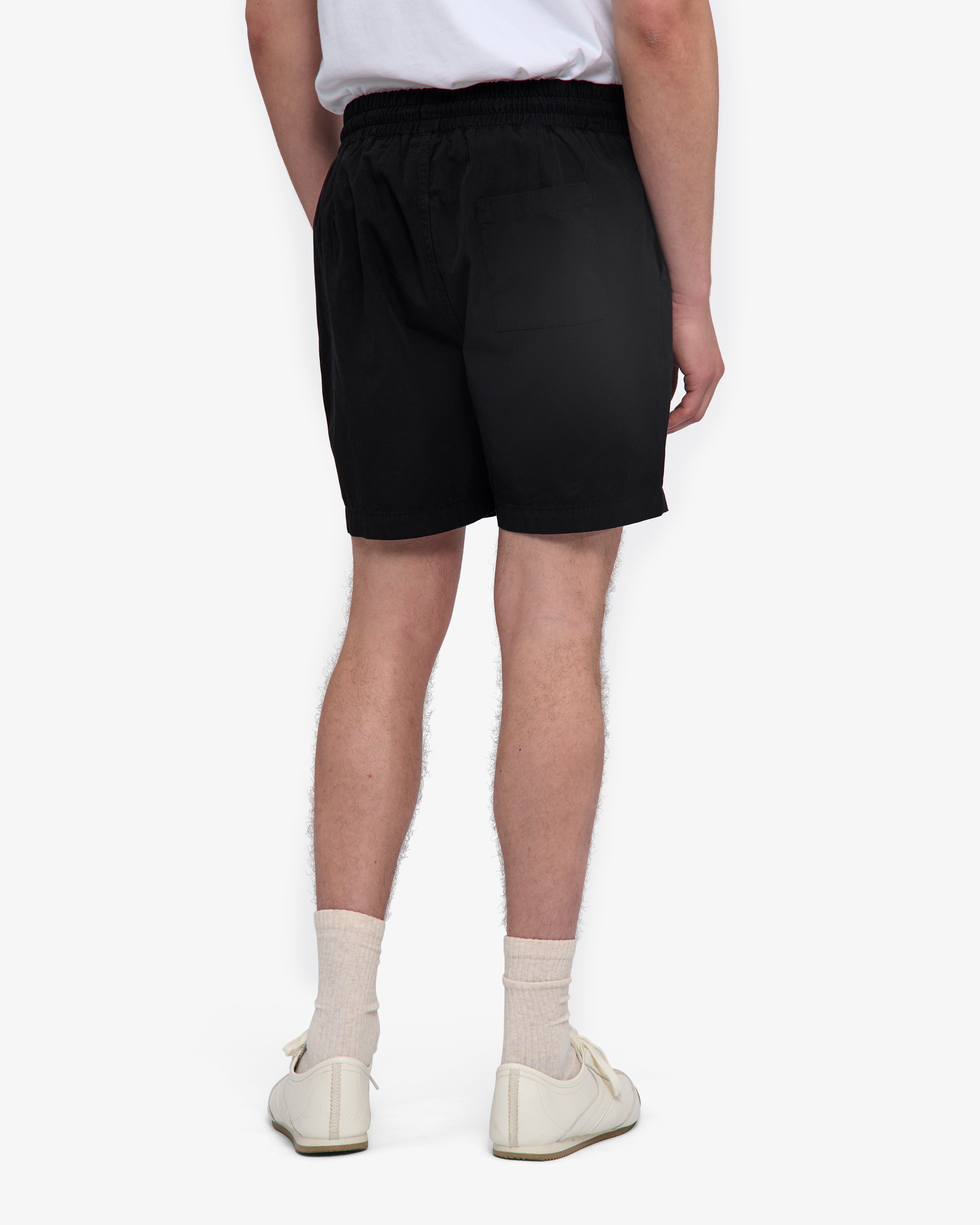 Organic Twill Shorts - Deep Black