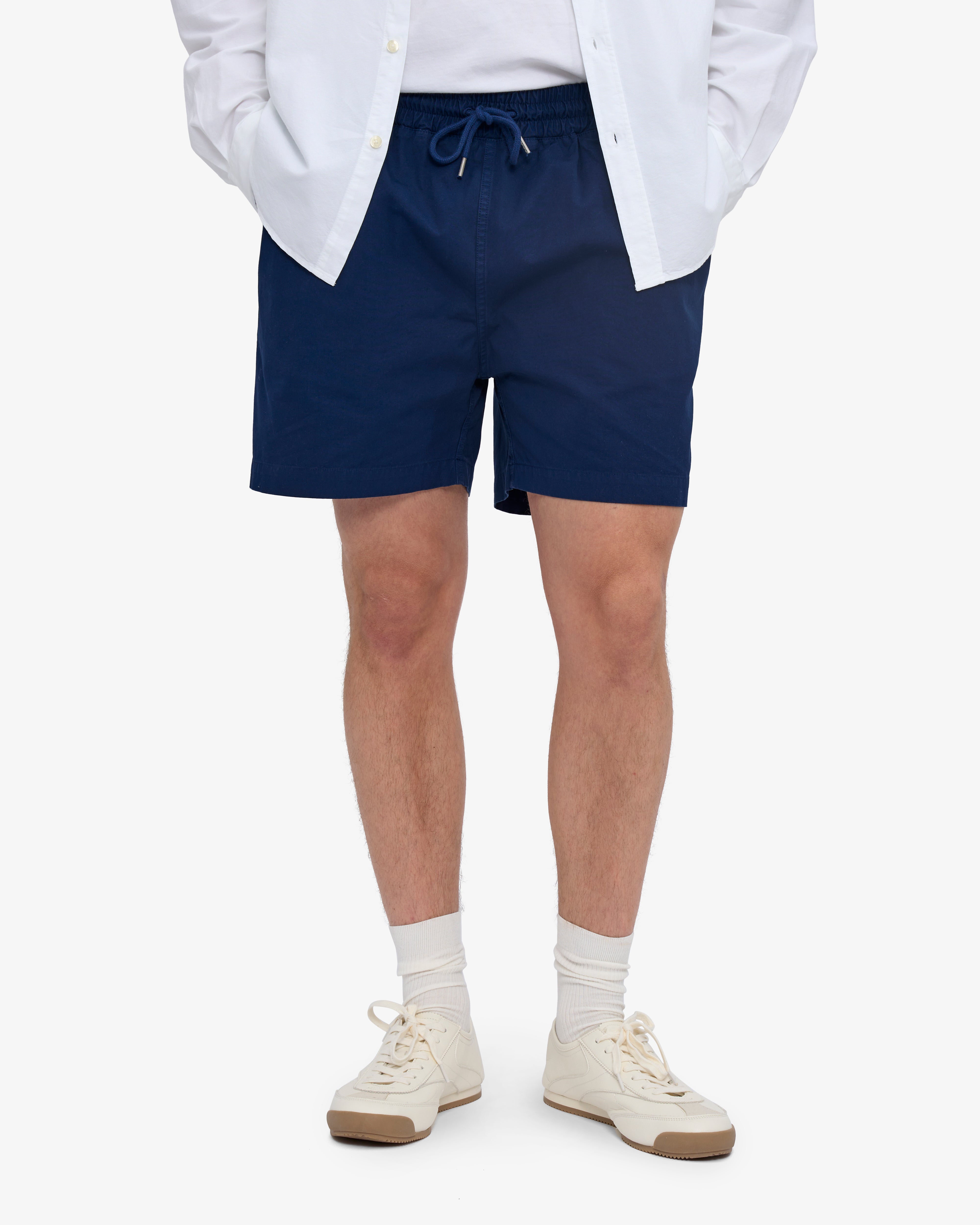 Organic Twill Shorts - Marine Blue