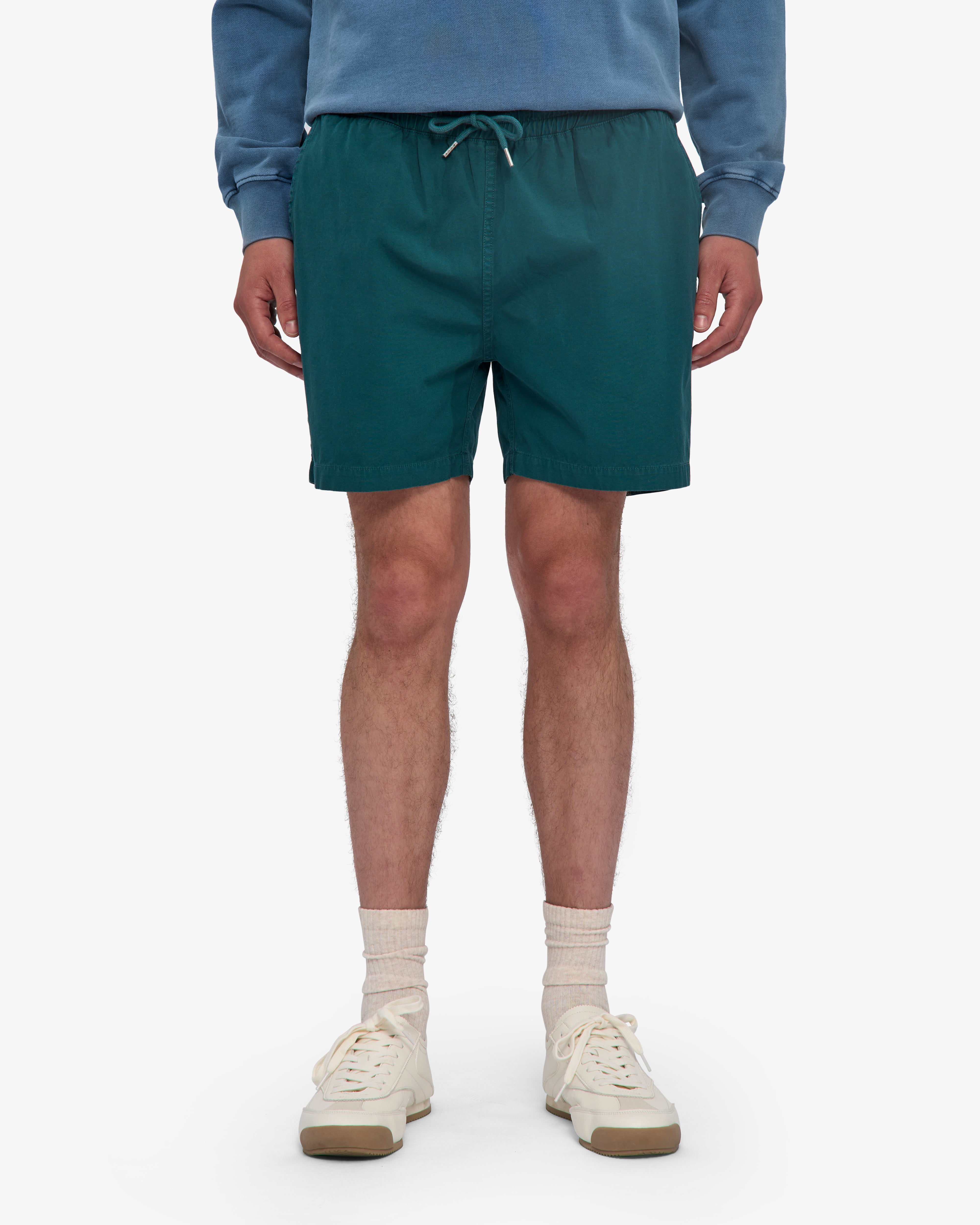 Organic Twill Shorts - Ocean Green