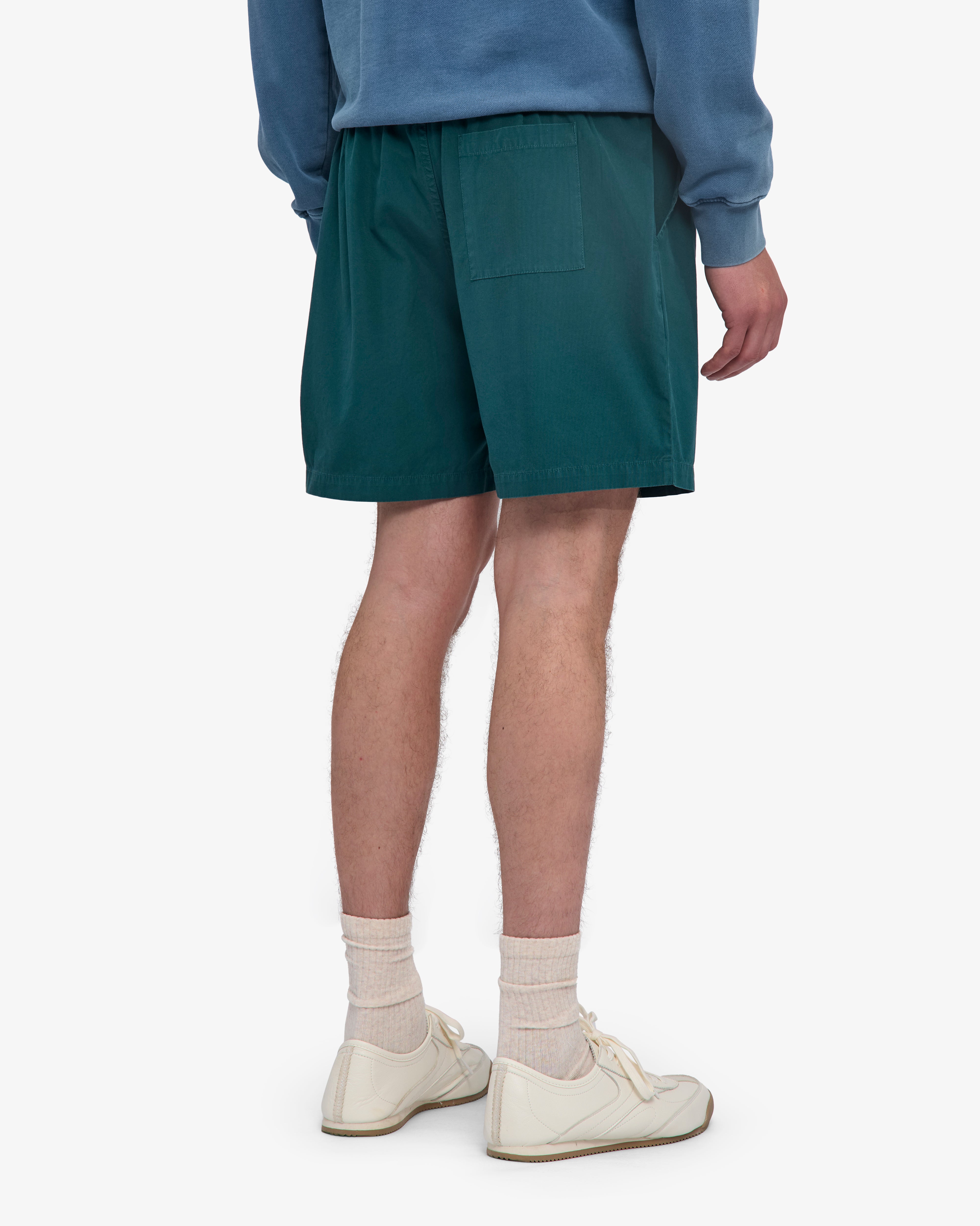 Organic Twill Shorts - Ocean Green