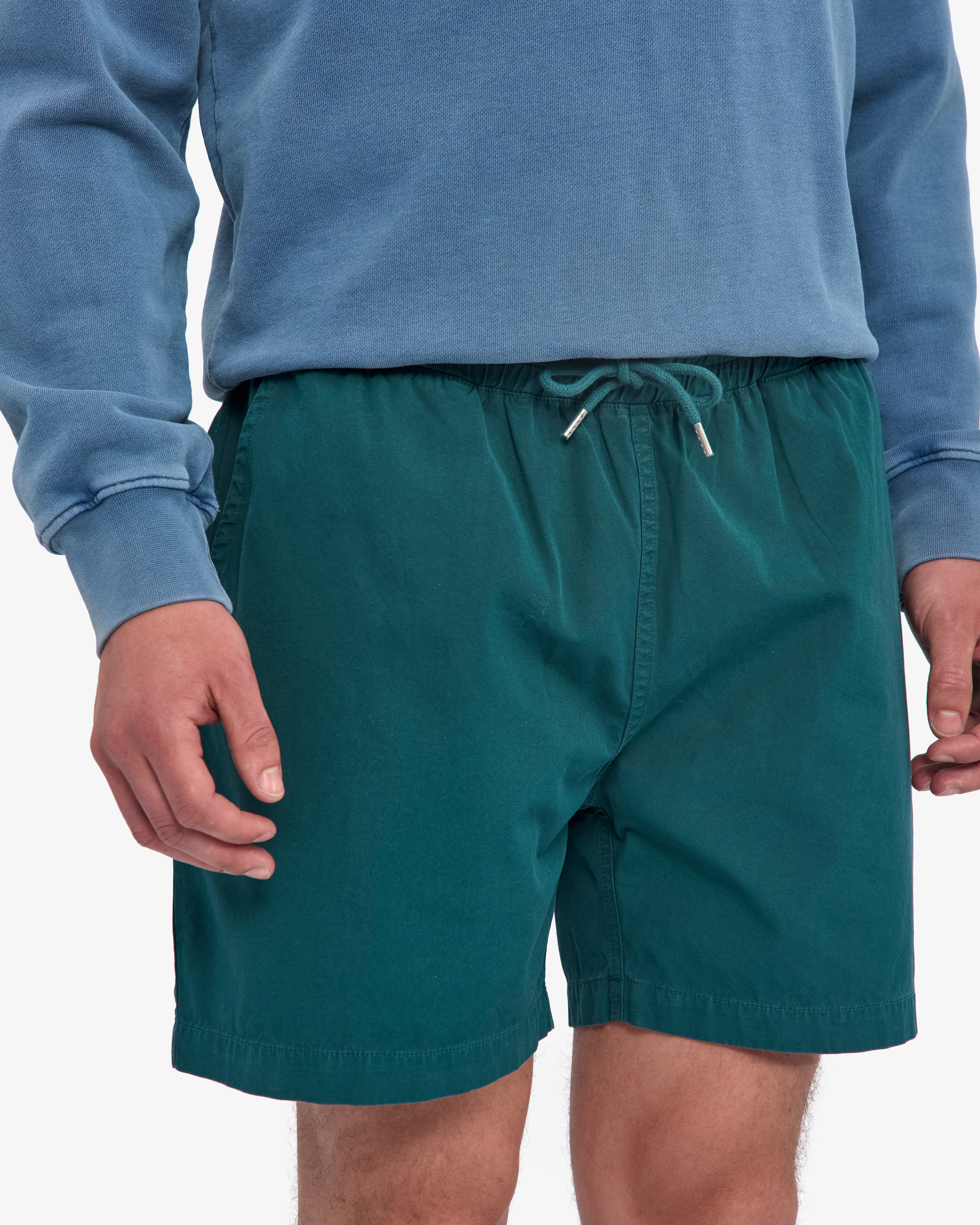 Organic Twill Shorts - Ocean Green