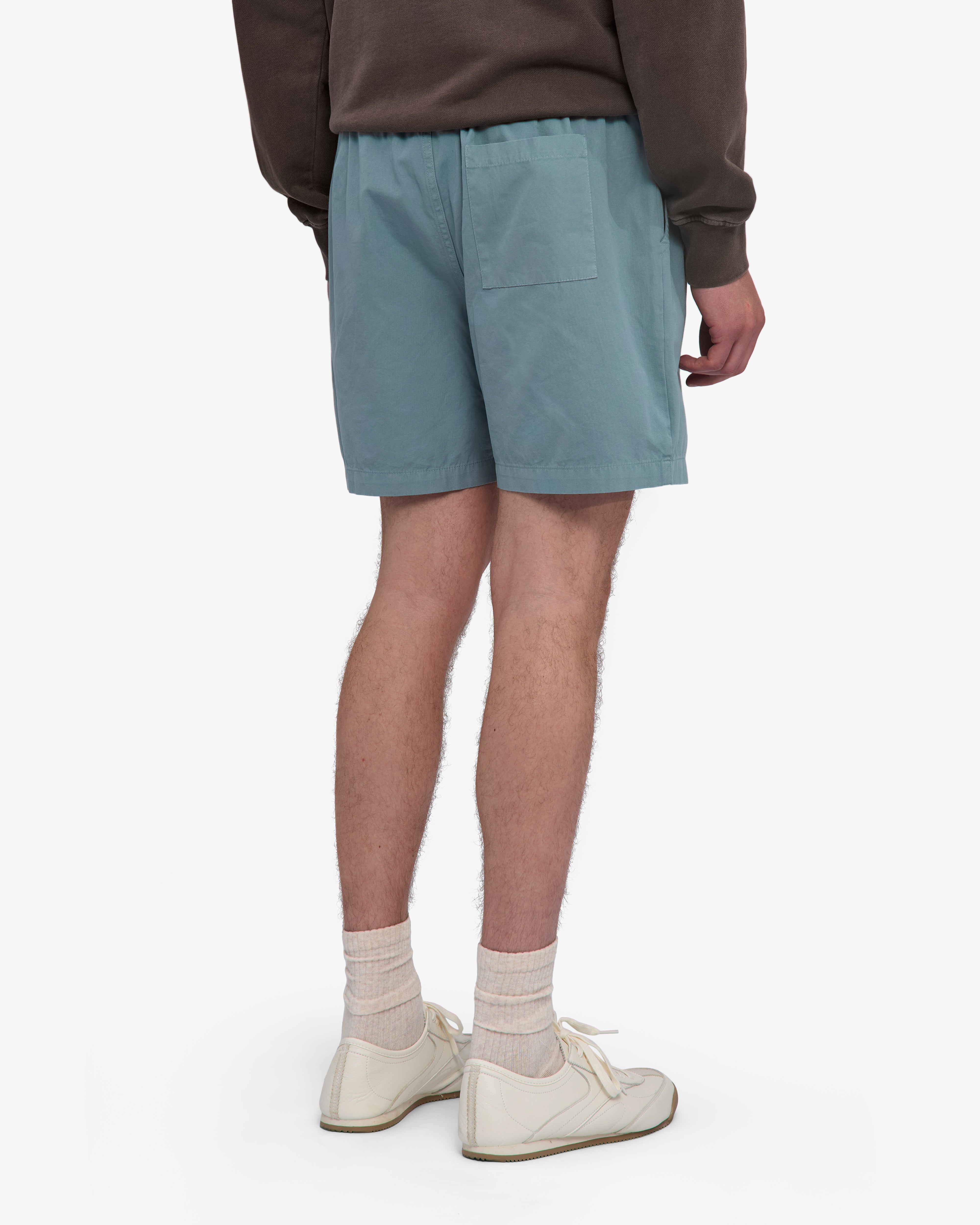 Organic Twill Shorts - Steel Blue