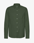Organic Flannel Shirt - Hunter Green