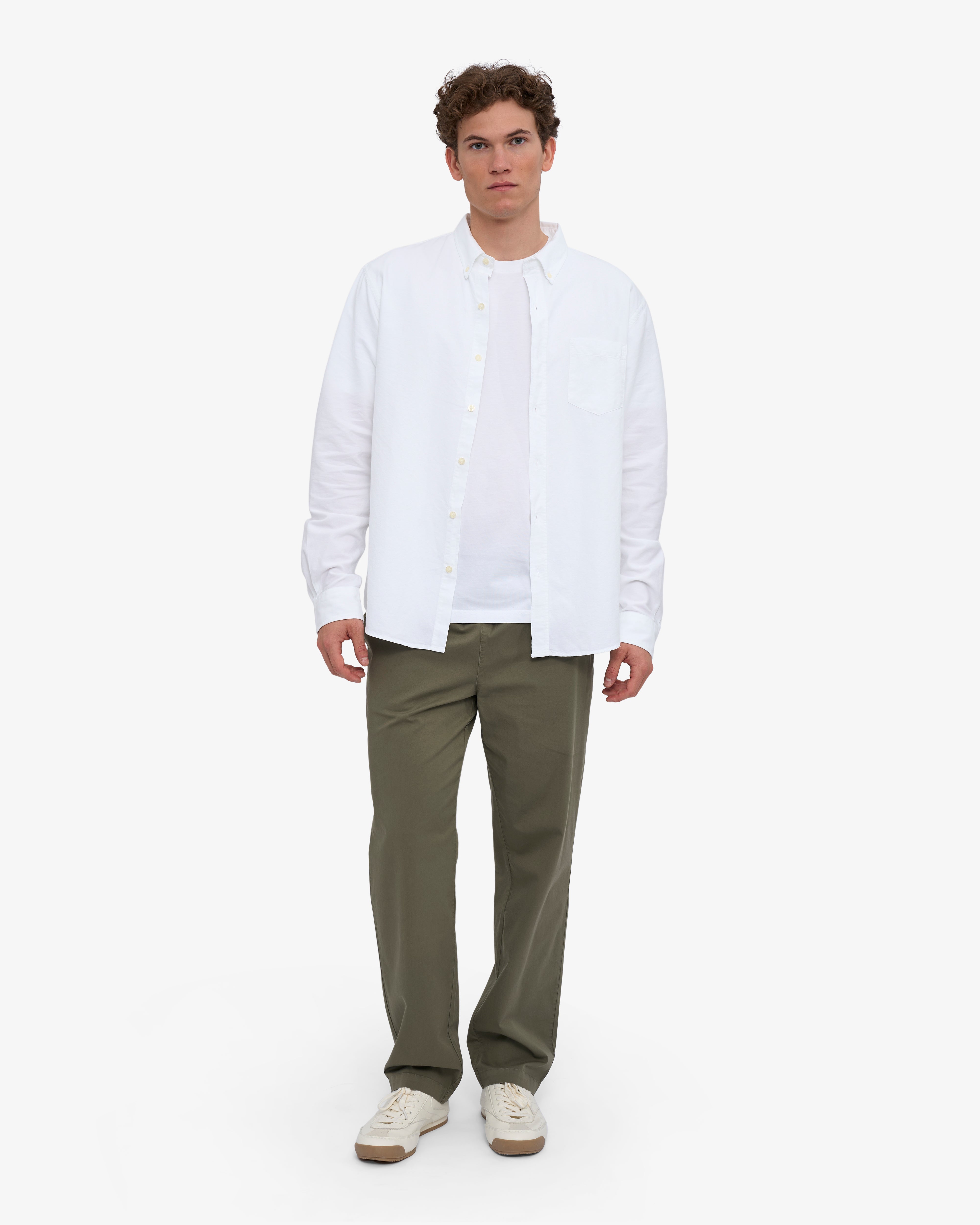 Organic Twill Pants - Dusty Olive