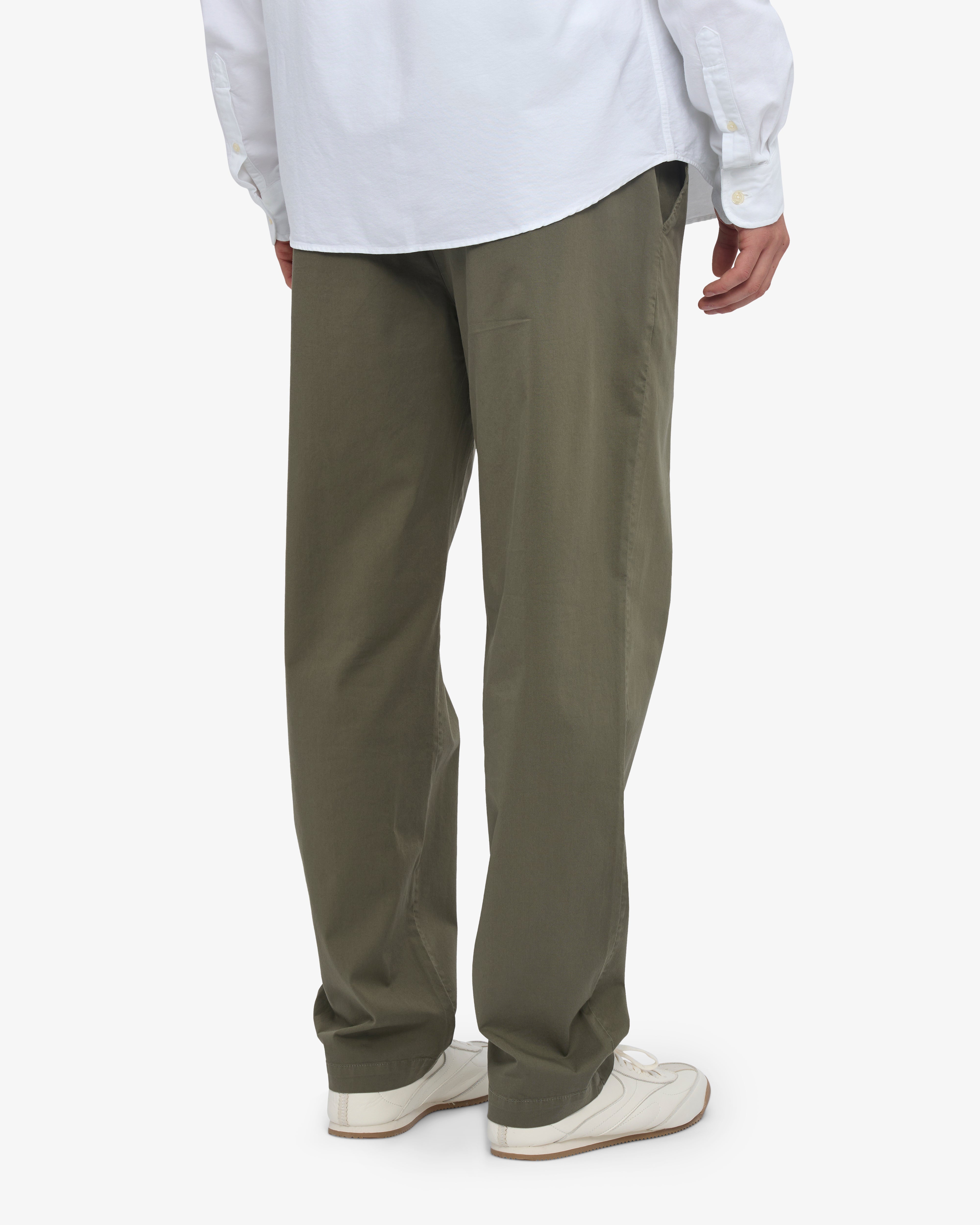 Organic Twill Pants - Dusty Olive
