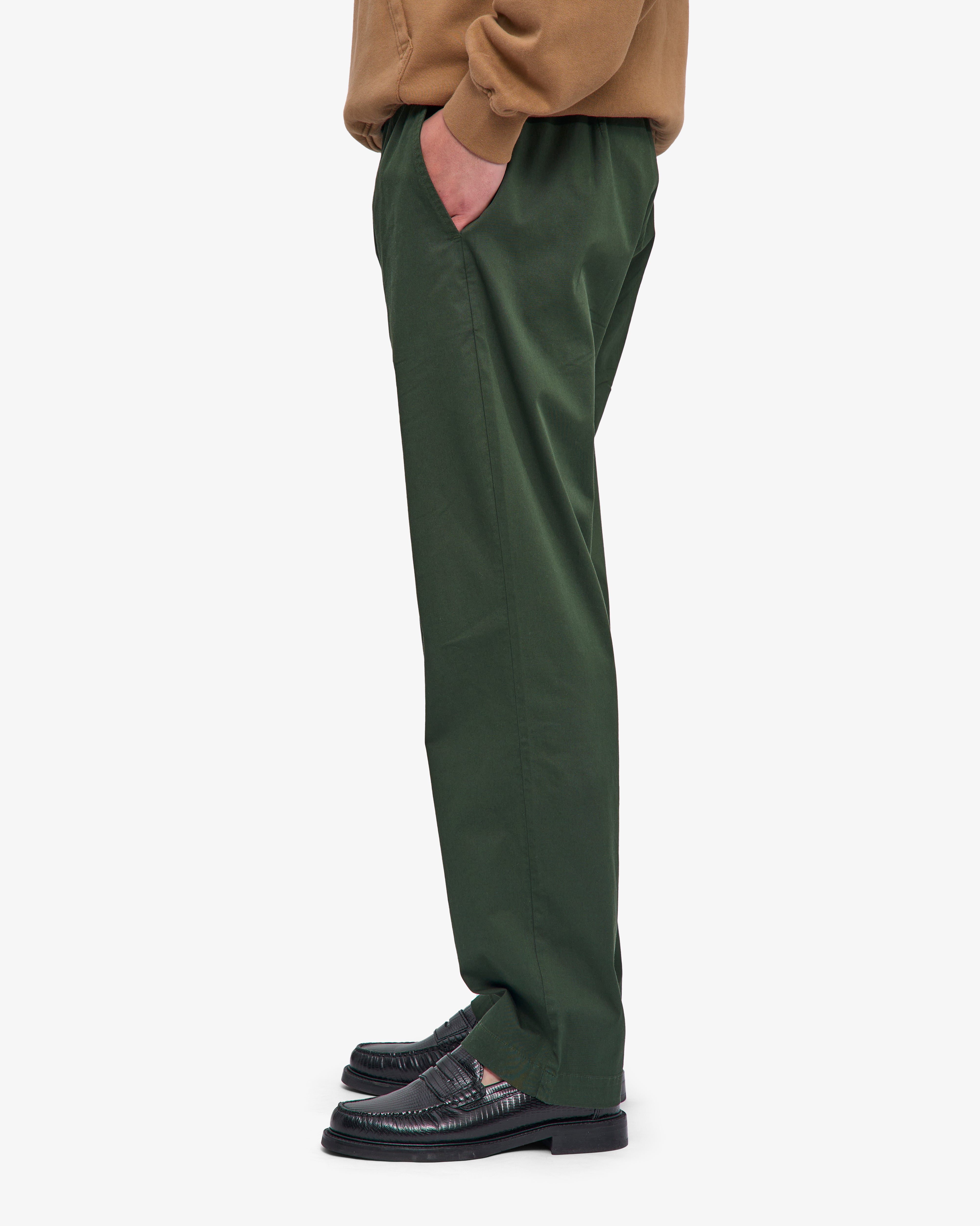 Organic Twill Pants - Hunter Green