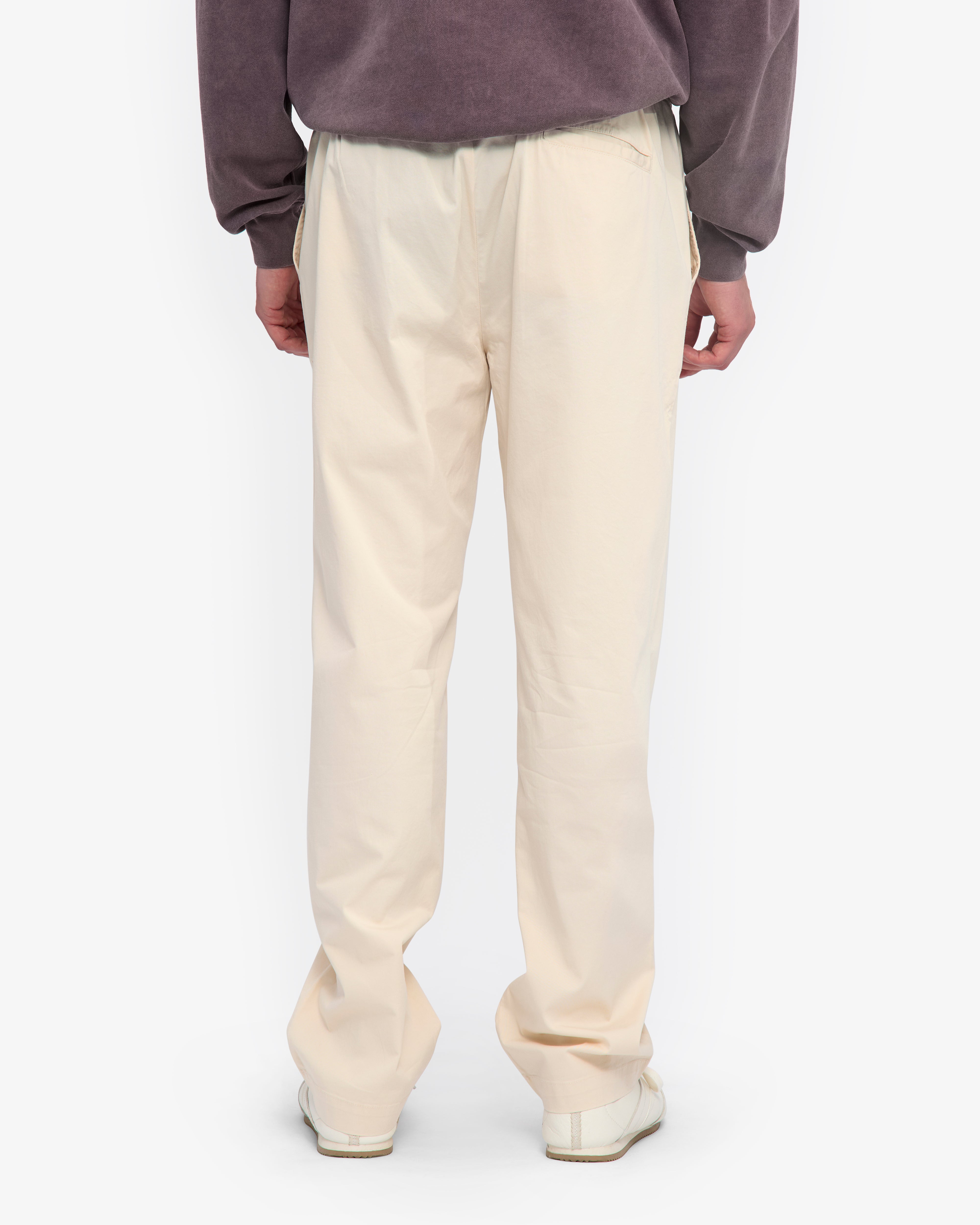 Organic Twill Pants - Ivory White