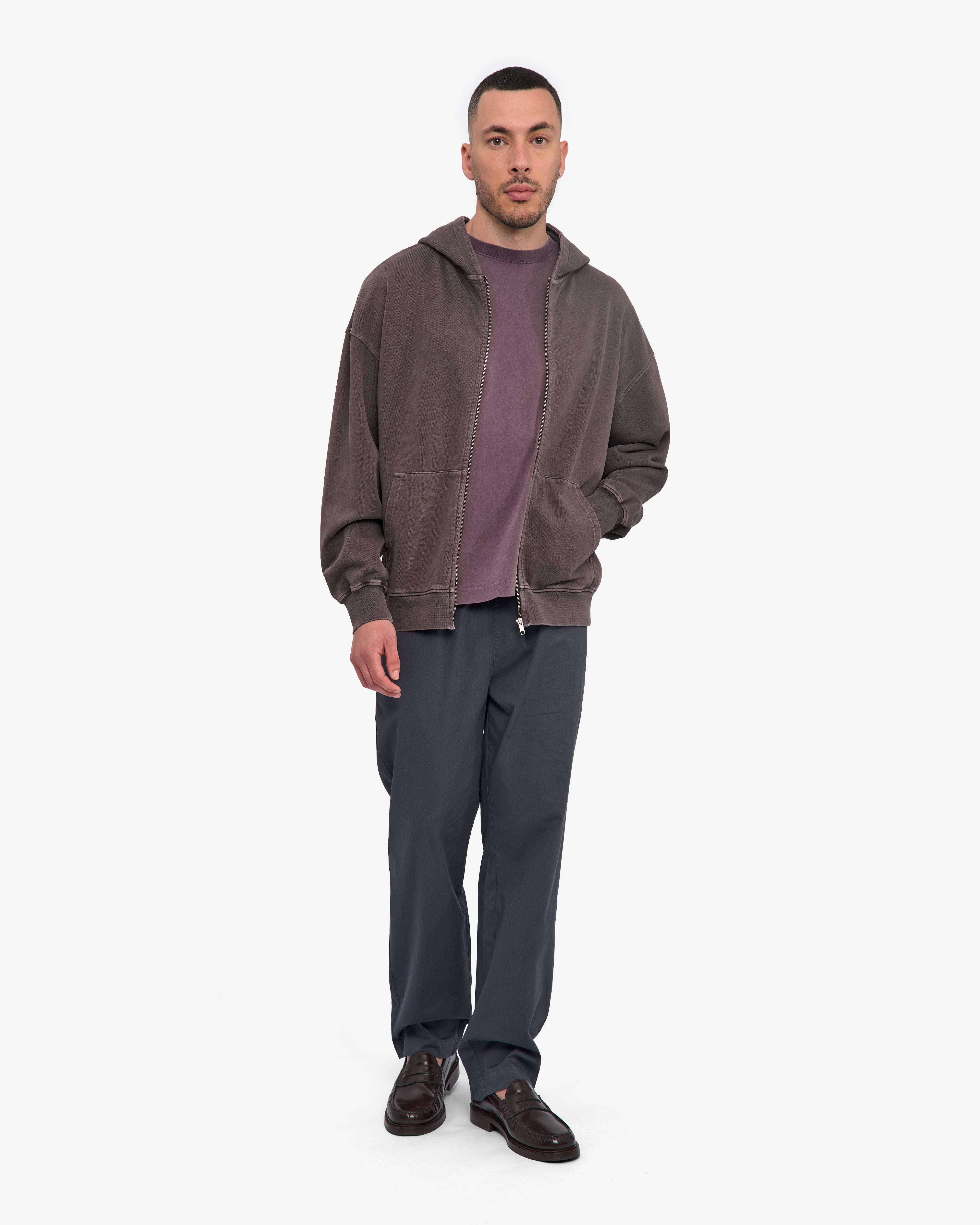 Organic Twill Pants - Lava Grey