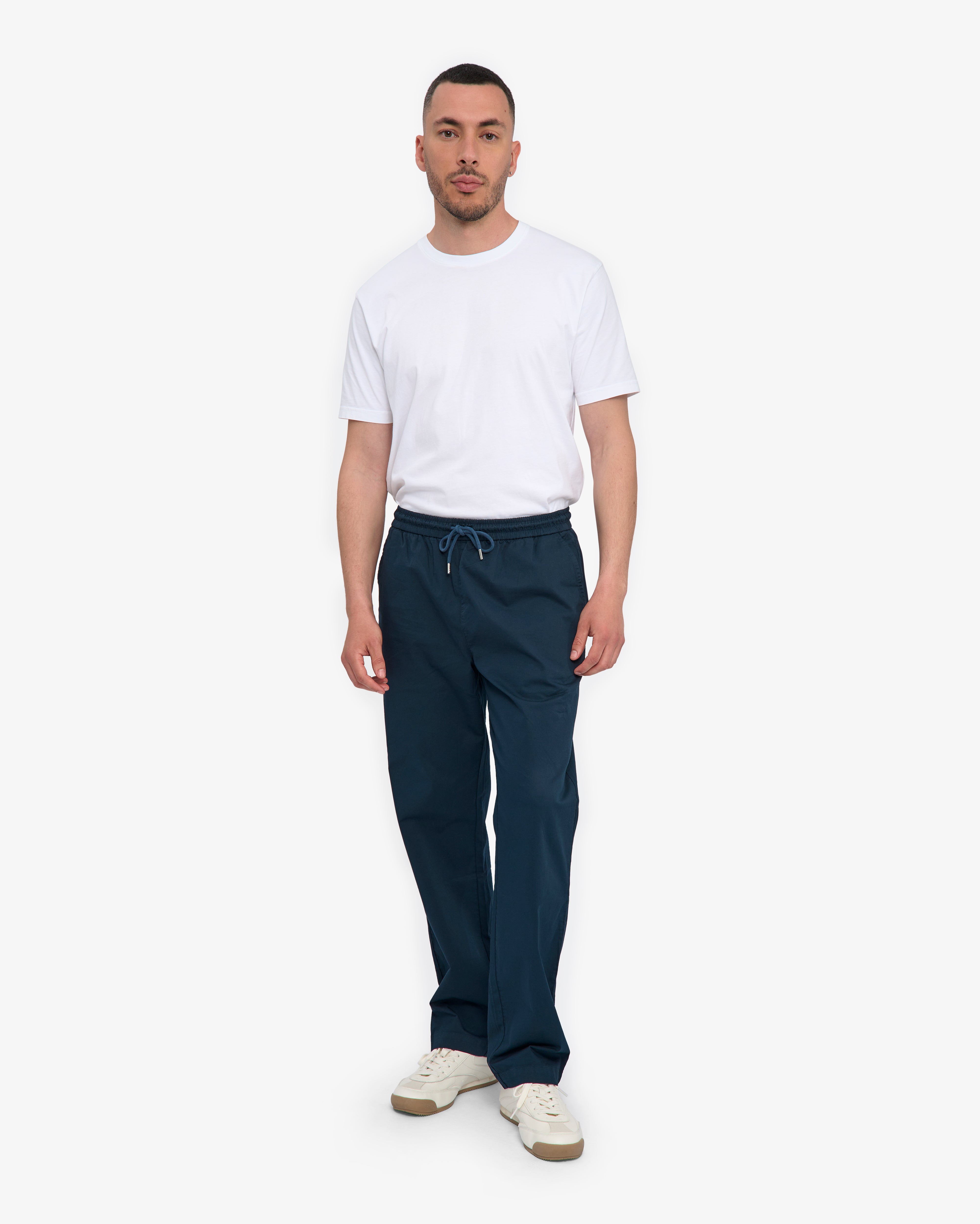 Organic Twill Pants - Navy Blue