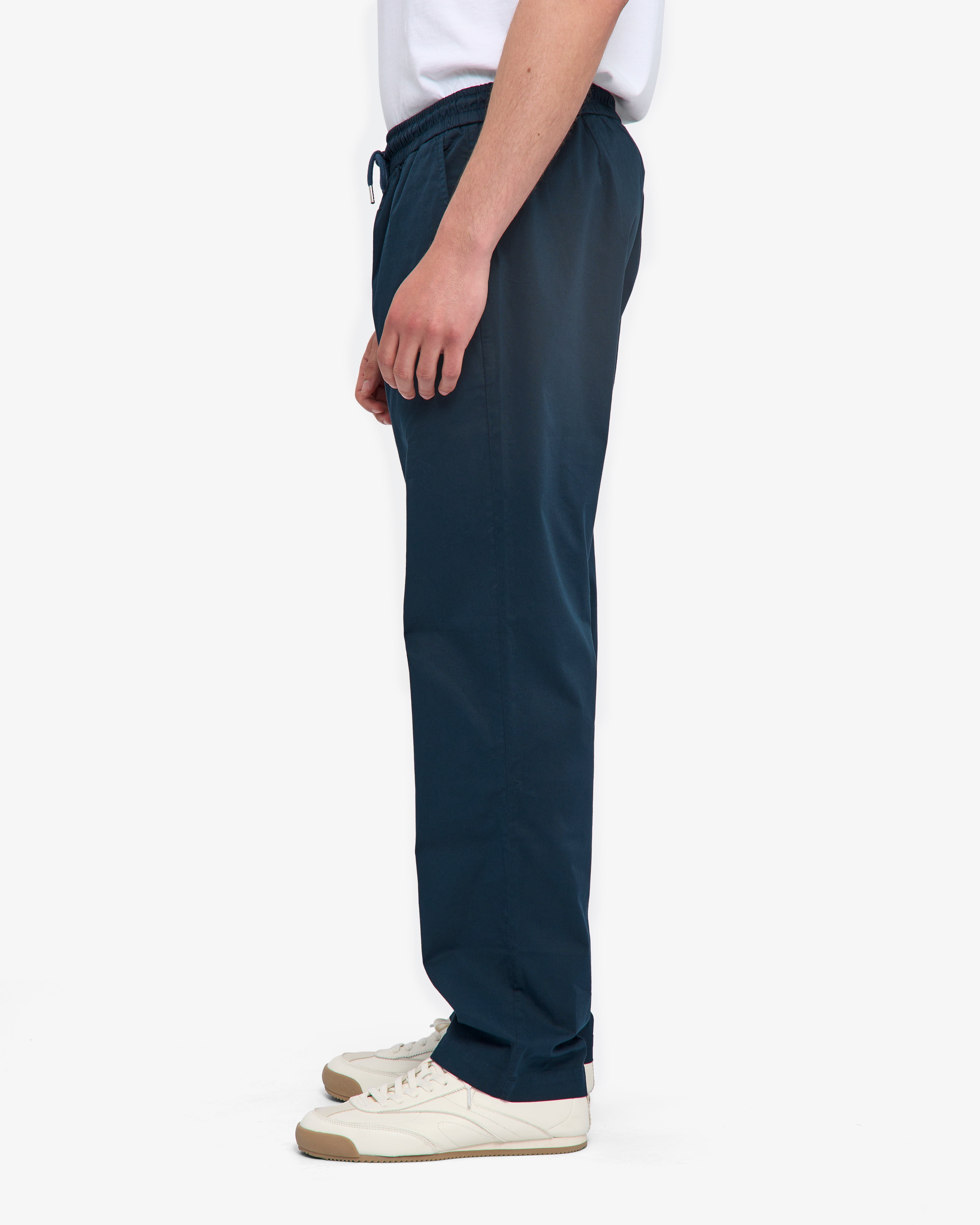 Organic Twill Pants - Navy Blue