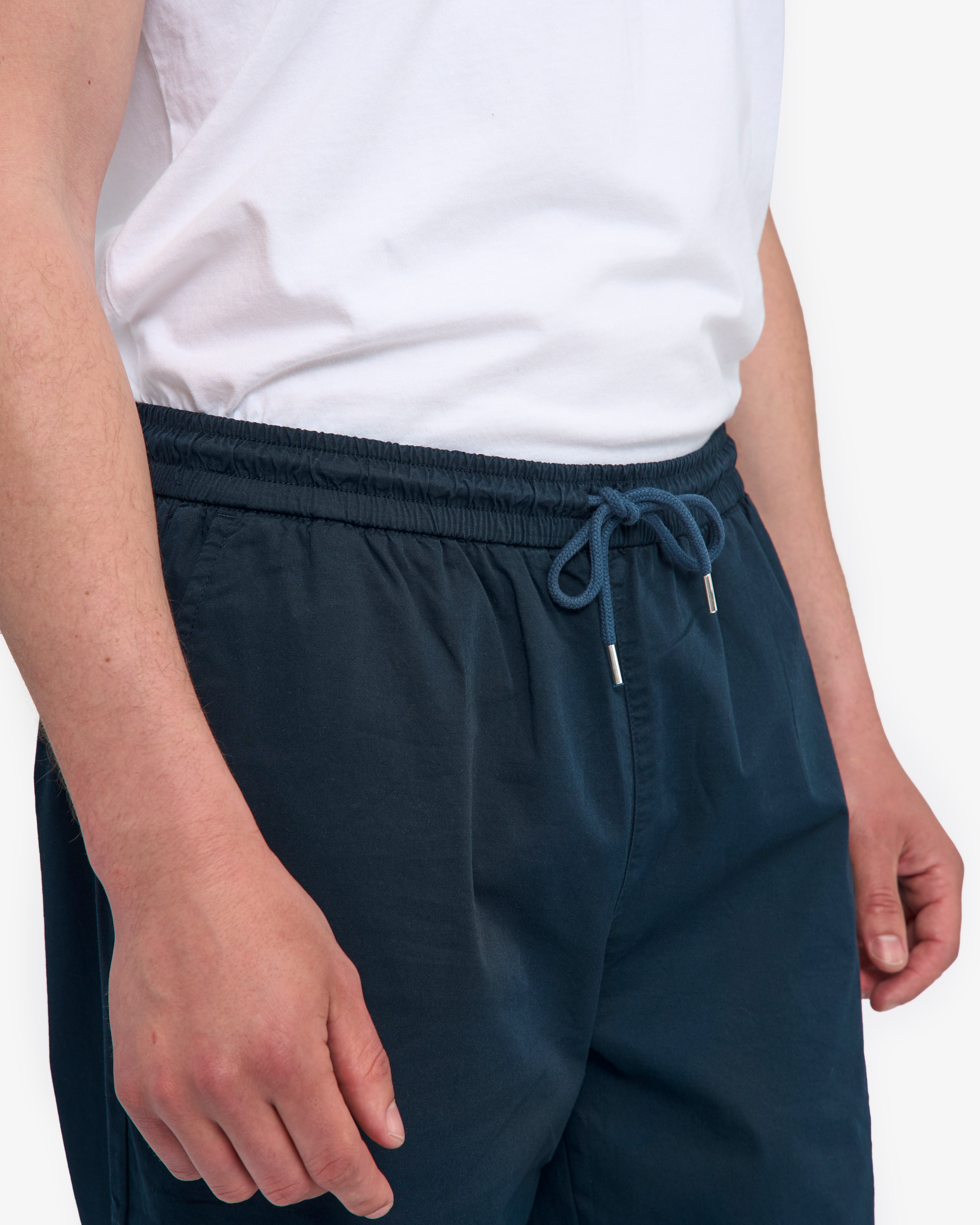 Organic Twill Pants - Navy Blue