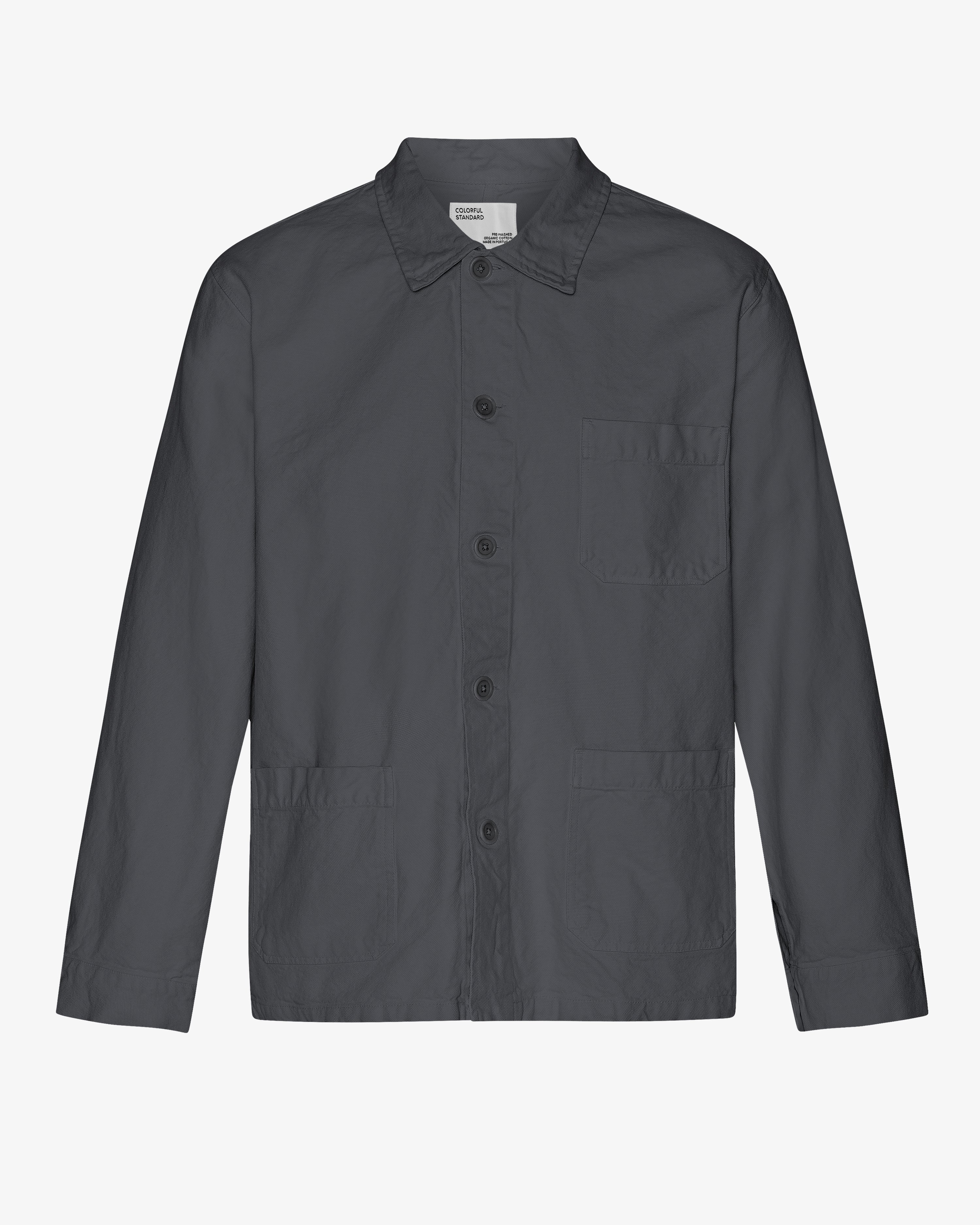 Organic Workwear Jacket - Lava Grey