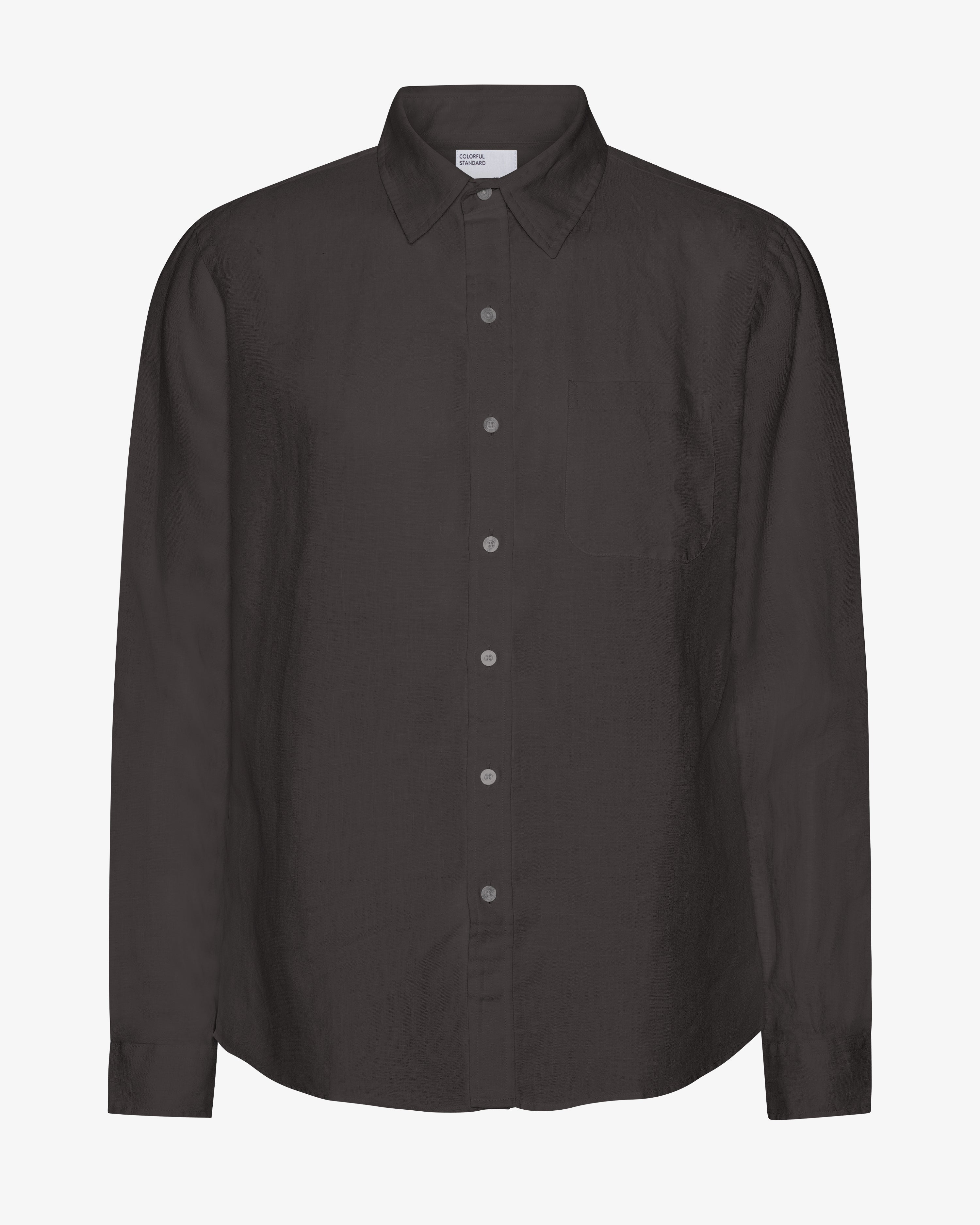 Linen Shirt - Lava Grey