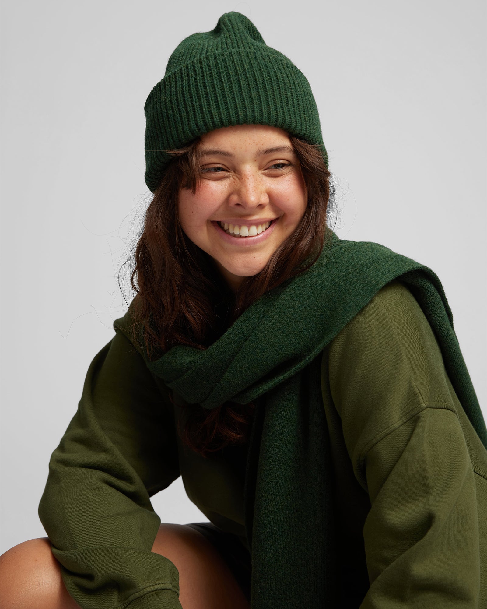 Merino Wool Scarf - Soft Yellow