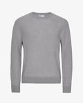 Classic Merino Wool Crew - Heather Grey