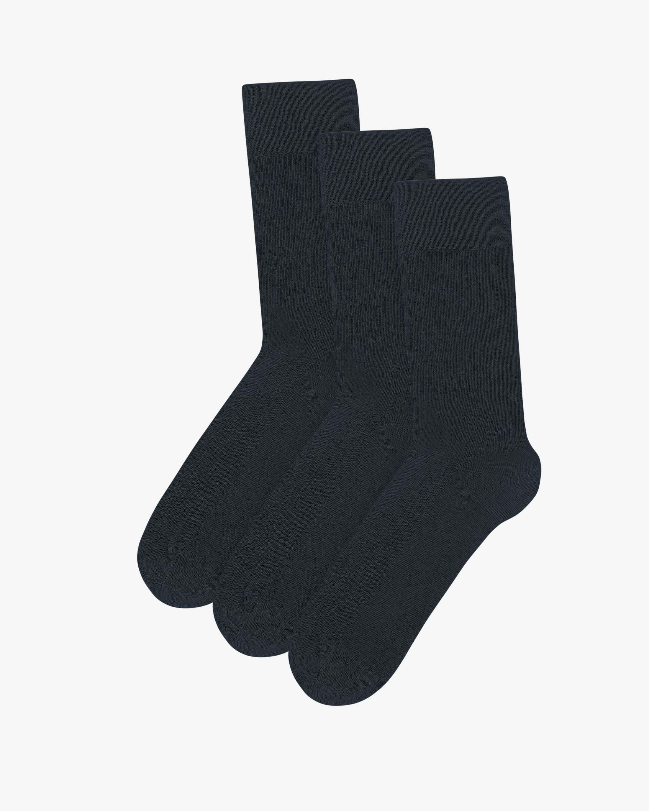Classic Organic Sock - Navy Blue (3-Pack)