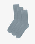 Classic Organic Sock - Steel Blue (3-Pack)