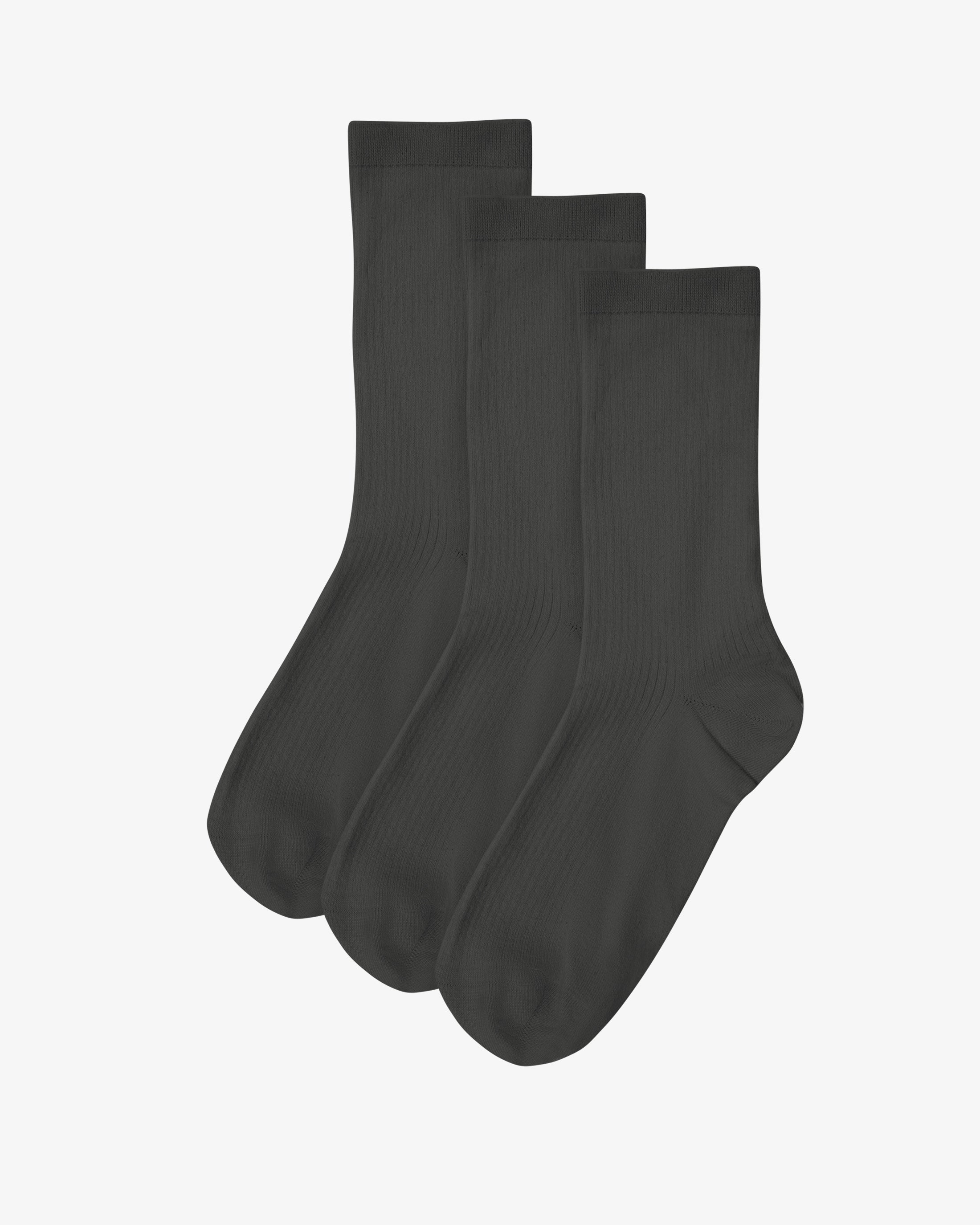 Women Classic Organic Sock - Lava Grey (3-Pack)